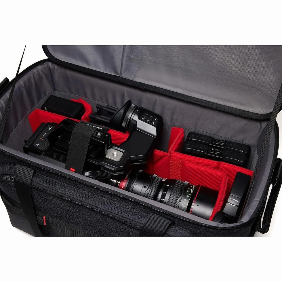 Manfrotto Pro Light Cineloader Large, Torba na Ramię, Torba Kinematograficzna i Kamera, Profesjonalne Funkcje Wideo, Dostęp Górny, Ciemny Szary, Duży Rozmiar