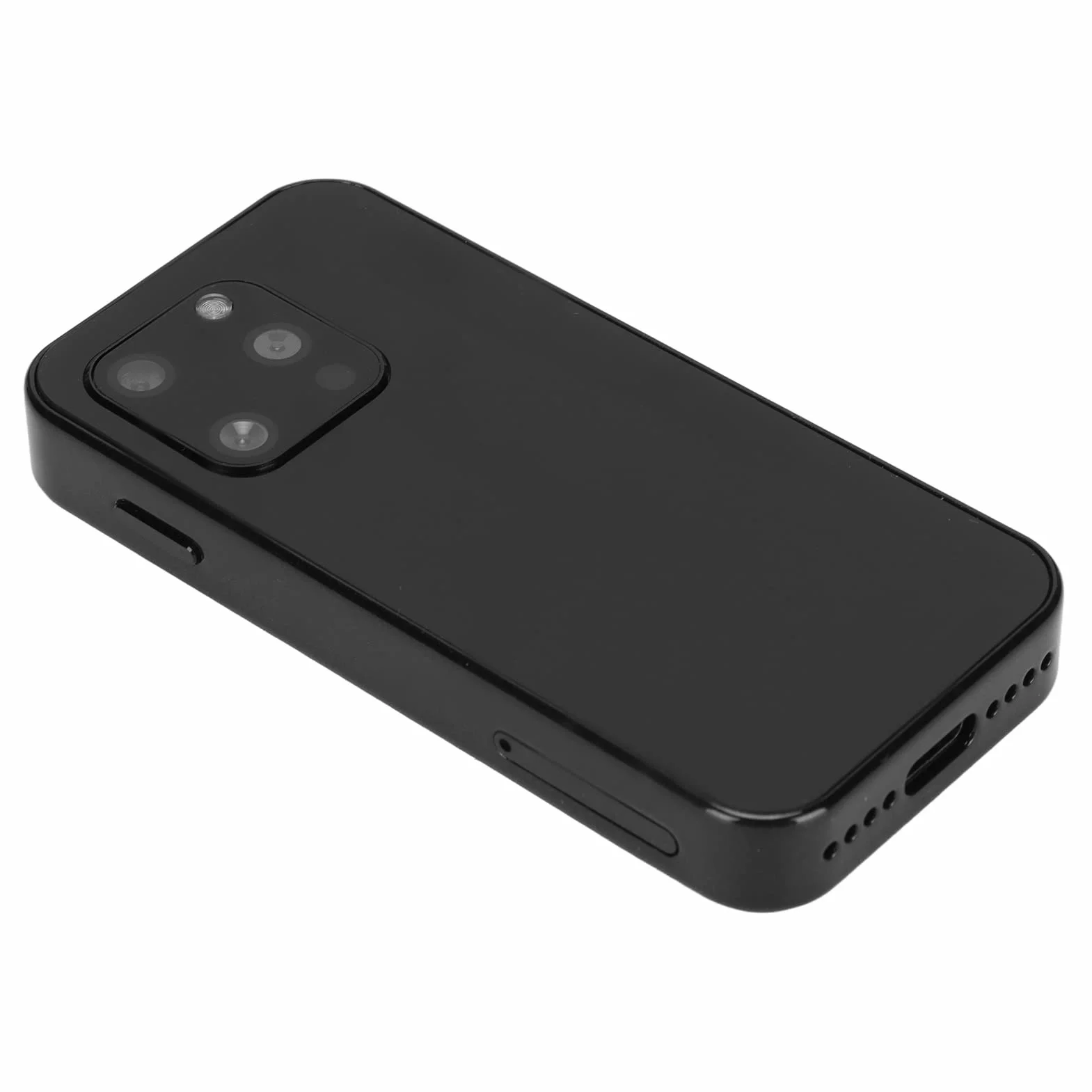 Odblokowany Mini Smartfon 2,5 Cala, Lekki Ekran Dotykowy HD 3G WiFi GPS 1 GB 8 GB Czterordzeniowy Telefon Komórkowy z Systemem Android, dla Dzieci Pracujących Telefon Zapasowy(Czarny)