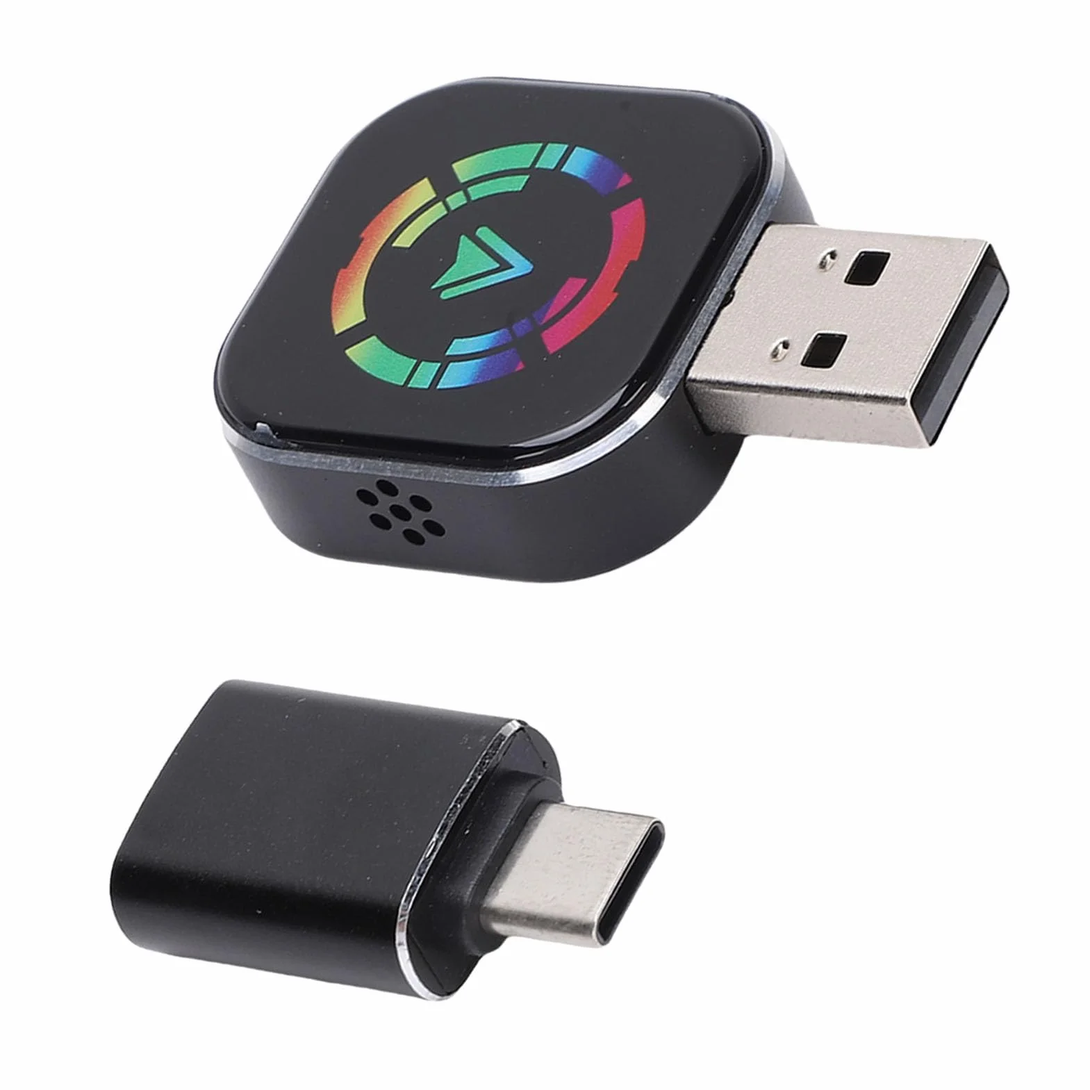 Ejoyous 2-w-1 Bezprzewodowy Adapter Auto 5.8 GHz WLAN z Adapterem Typu C USB IOS 6+ 10+