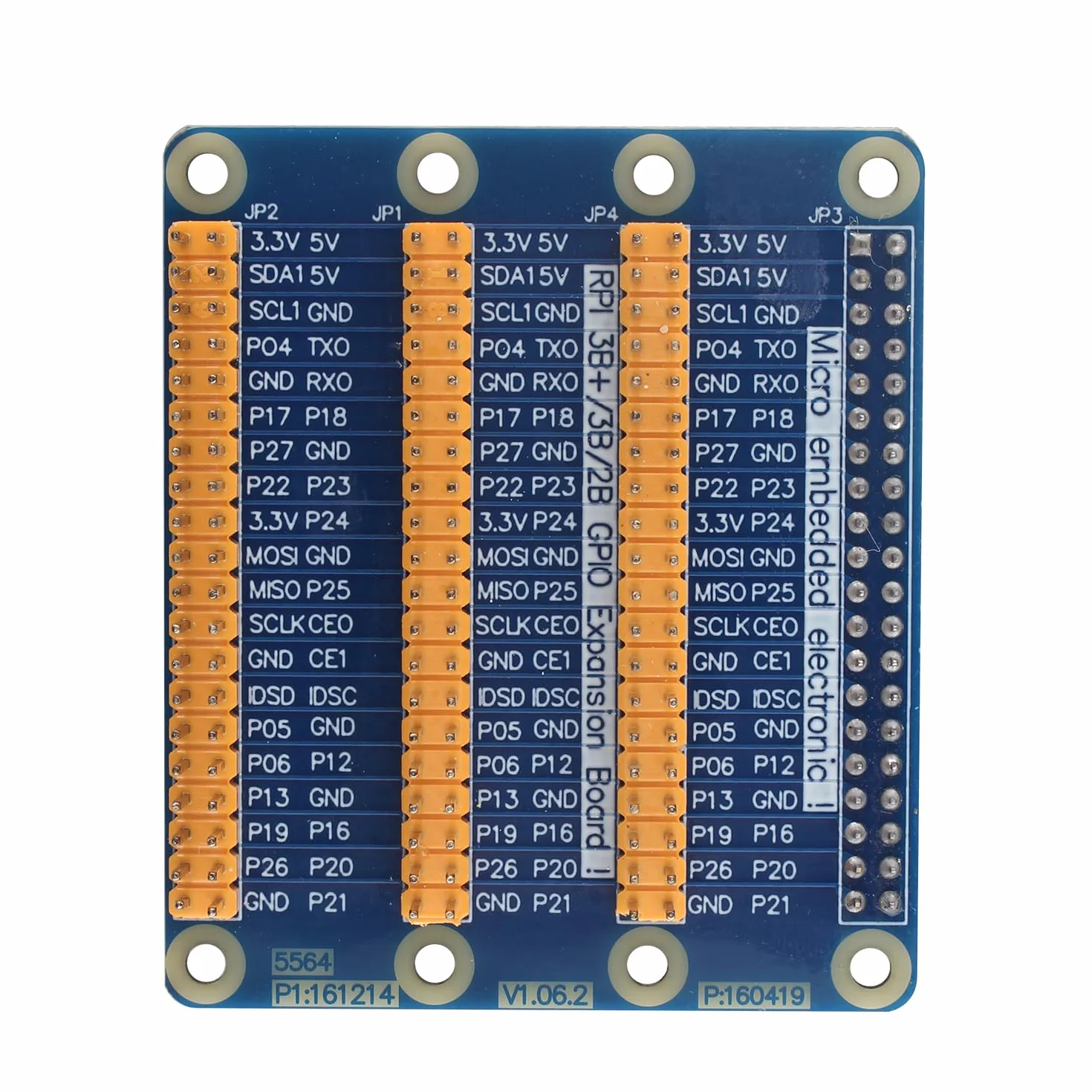 ZDE Uniwersalna karta rozszerzeń GPIO, GPIO 1 do 3 portów, kompatybilna z Raspberry Pi 5, Pi 4B, Pi 3, Pi 2, Pi Model B