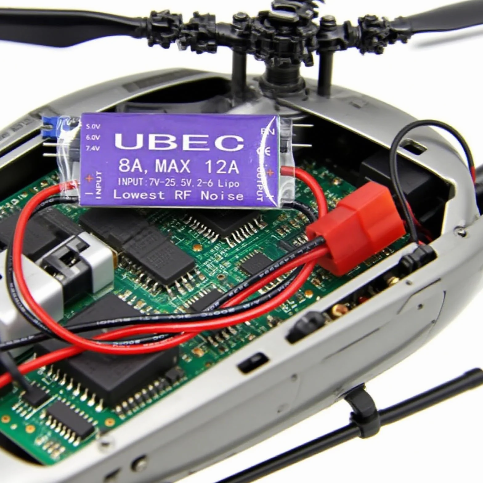 Regulator Napięcia UBEC, Zewnętrzny Regulator Napięcia RC BEC Obniżający Napięcie Moduł UBEC 5 V 6 V 7,4 V 8 A Wyjście 7 V-25,5 V Wejście, Płytka Regulatora Napięcia dla Samolotu
