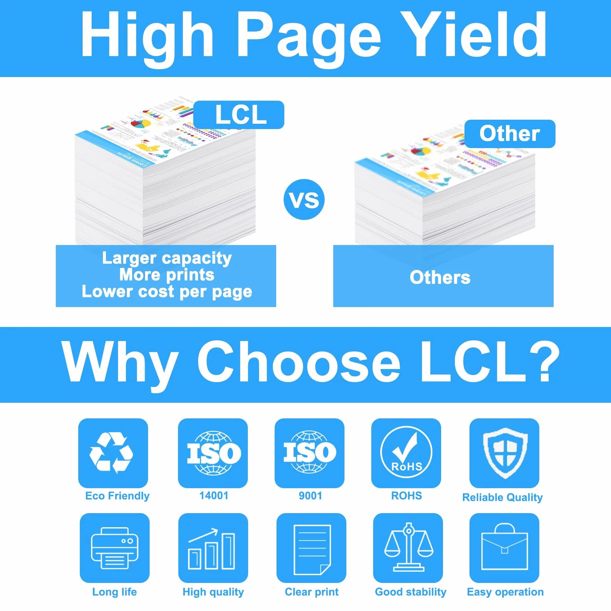 LCL Z chipem kaseta z tonerem kompatybilny z 89A CF289A Zamiennik do HP Laserjet Enterprise M507dn M507x MFP M528dn M528f Flow MFP M528z (1 czarny)