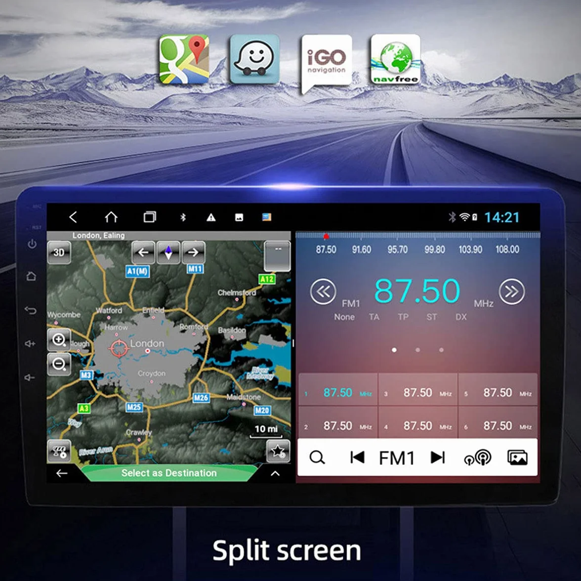 Nawigacja GPS do samochodu, do systemu nawigacji SANDERO/DUSTER/LOGAN/DOKKER 8 cali, bezpłatna dożywotnia aktualizacja mapy, ostrzeżenia o ograniczeniu prędkości nawigacja samochodowa DVD