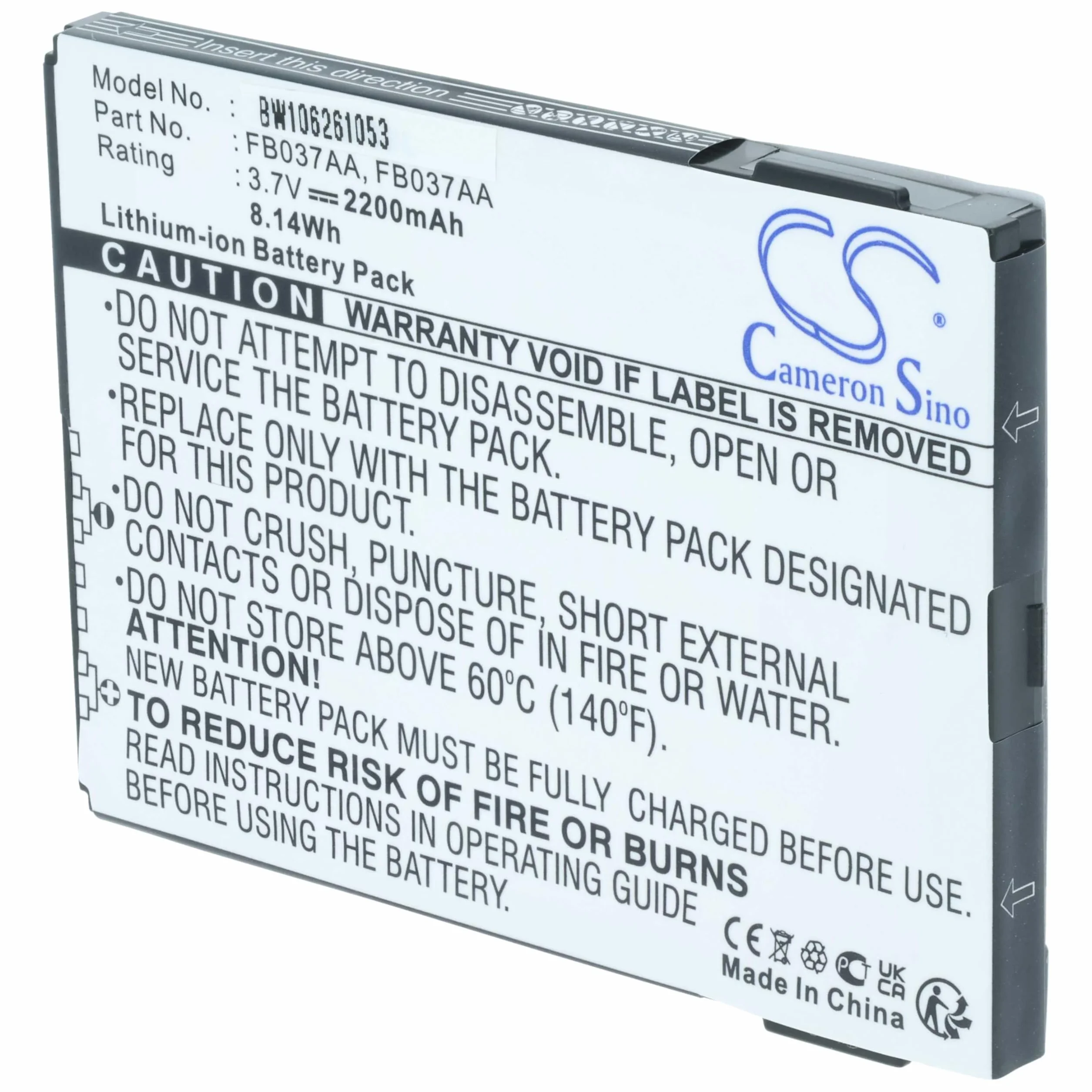 vhbw Bateria pasująca do tabletu HP/IPAQ Enterprise 200, 210, 211, 212, 214, 216 PDA Notepad (2200 mAh, 3,7 V, litowo-jonowa)