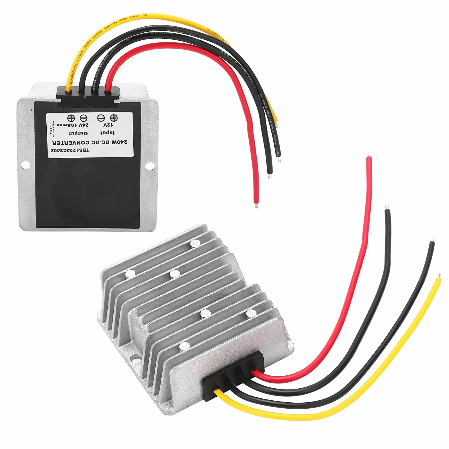 Przetwornica Napięcia DC 12V na 24V 10A 240W IP68 Obudowa Aluminium