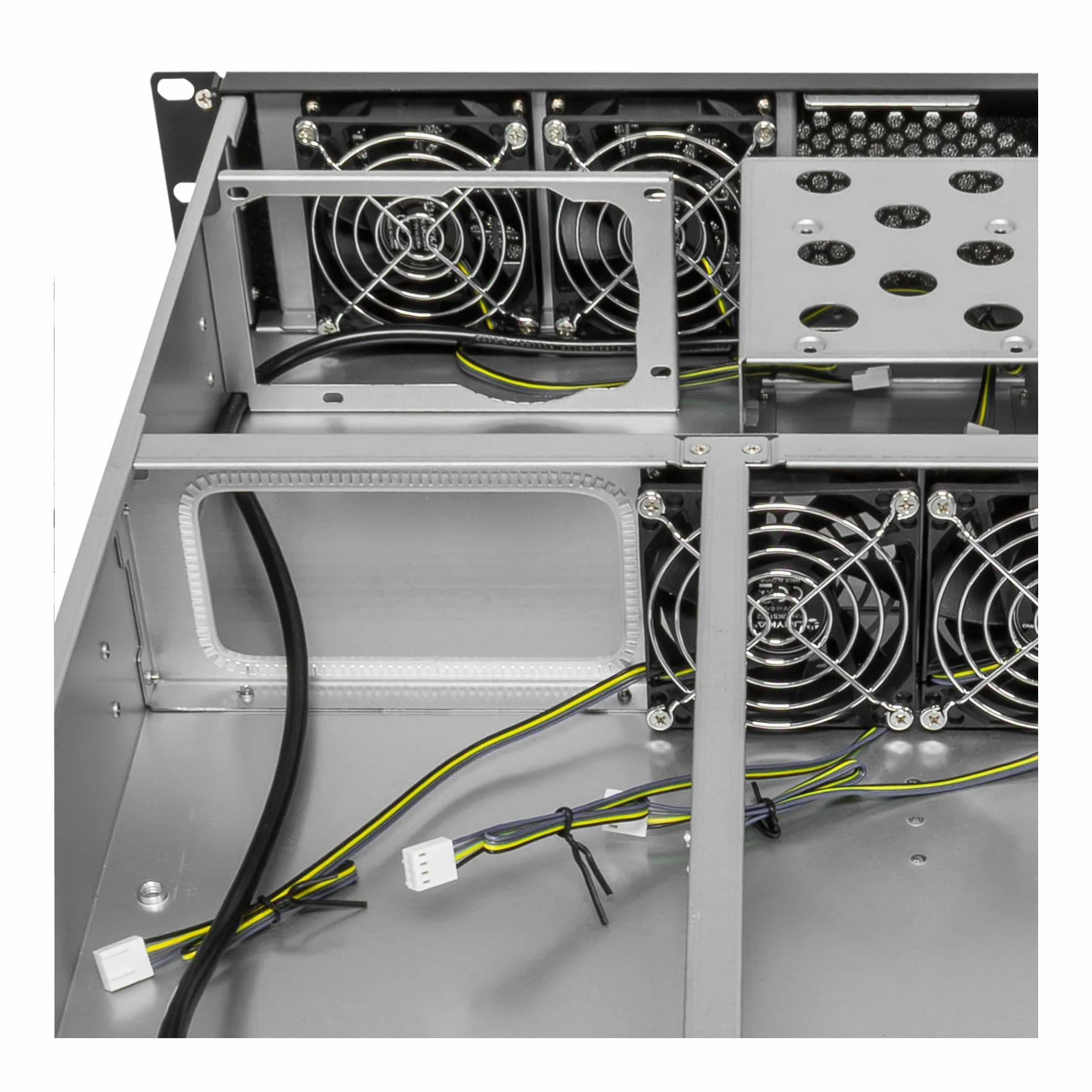 Box Rack 19" 2U 600 mm ATX Unykach UK2130 – profesjonalna podwozie serwerowe, 6 kieszeni (4 x 3,5 + 2 x 2,5), USB-C 3.2, 5 wentylatorów PWM w zestawie, obsługa wysokiej klasy procesorów graficznych