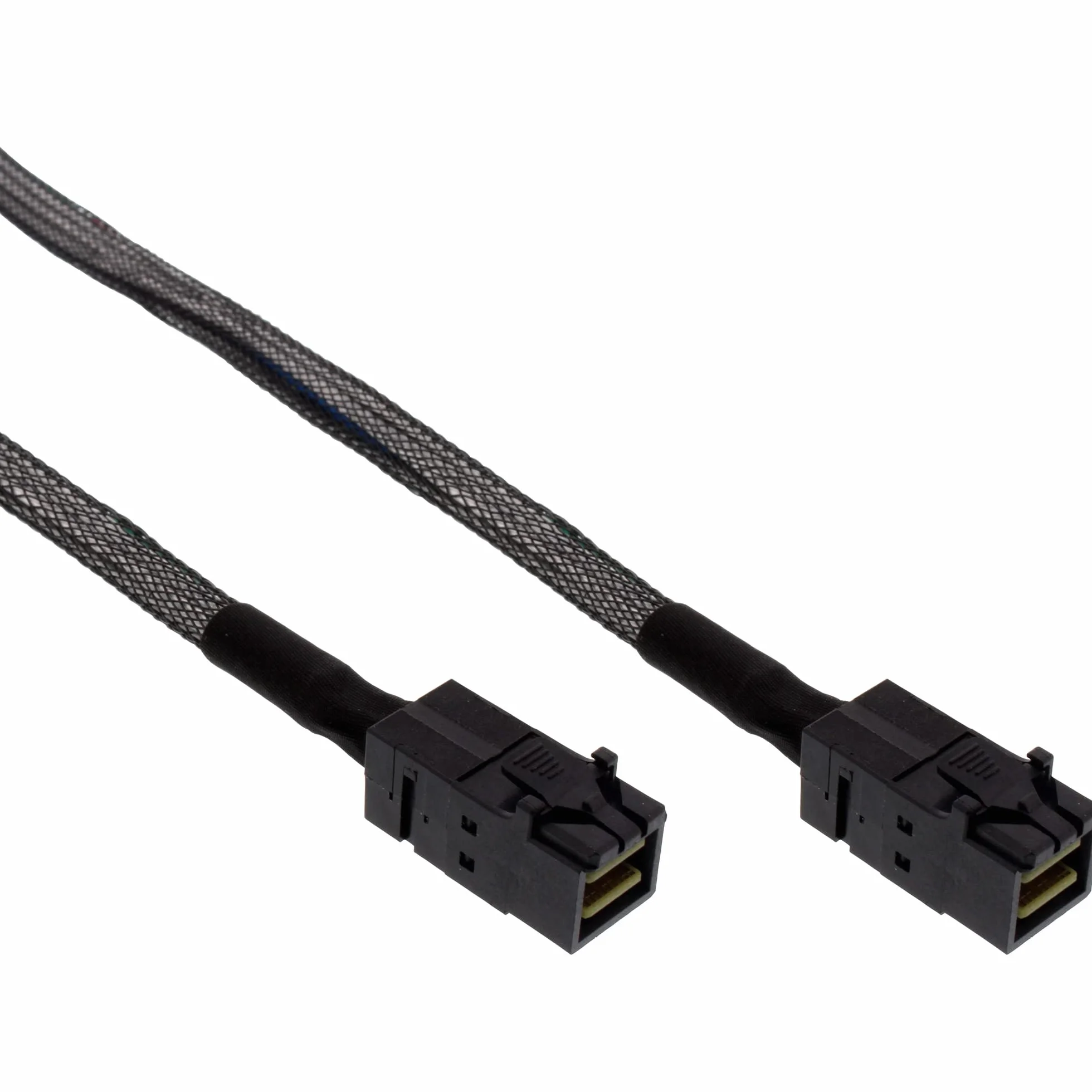 InLine 27625B Mini-SAS HD kabel SFF-8643 do SFF-8643, z taśmą boczną, 1m