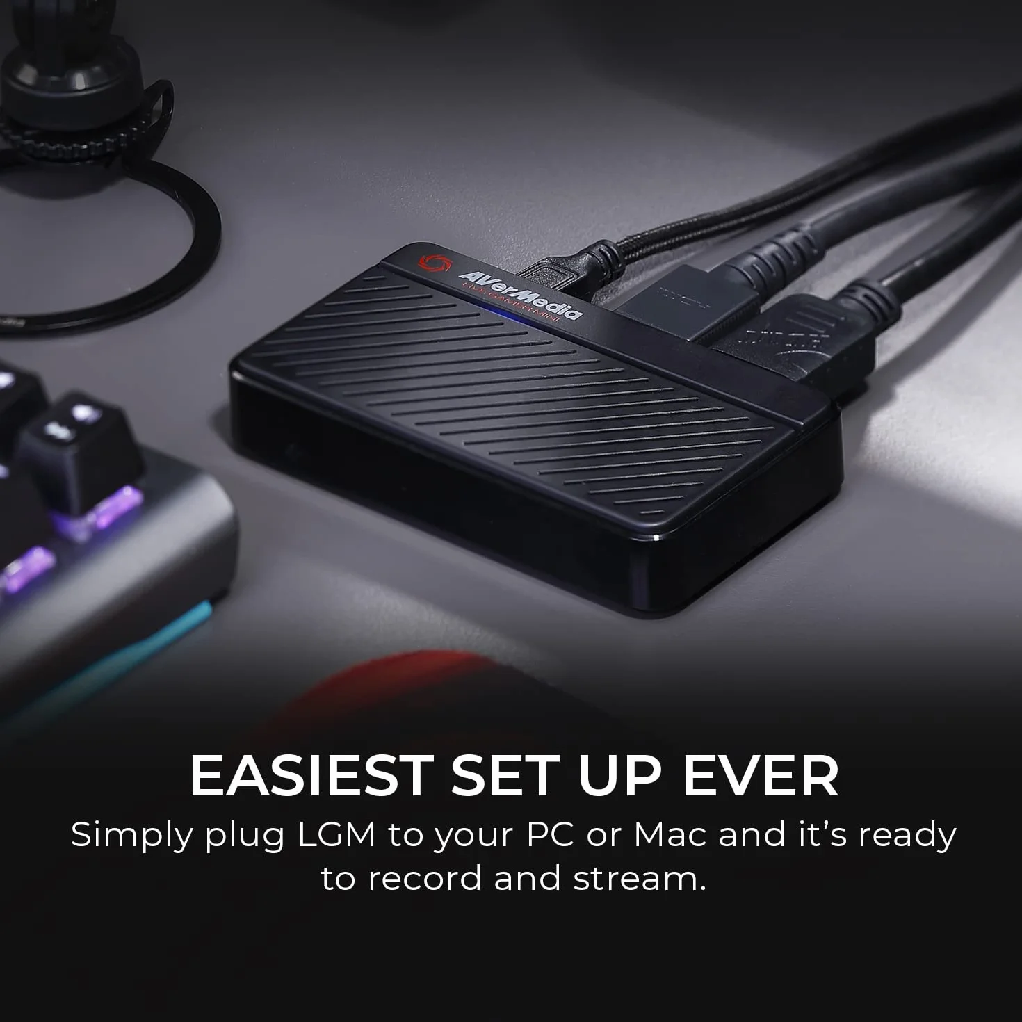 Avermedia Live Gamer MINI GC311, Karta Przechwytująca, Kompatybilny z Nintendo Switch, Play Station 4, Xbox, iPhone, iPad (GC311) GDDR4, AGP PCI Express x 4, Czarny