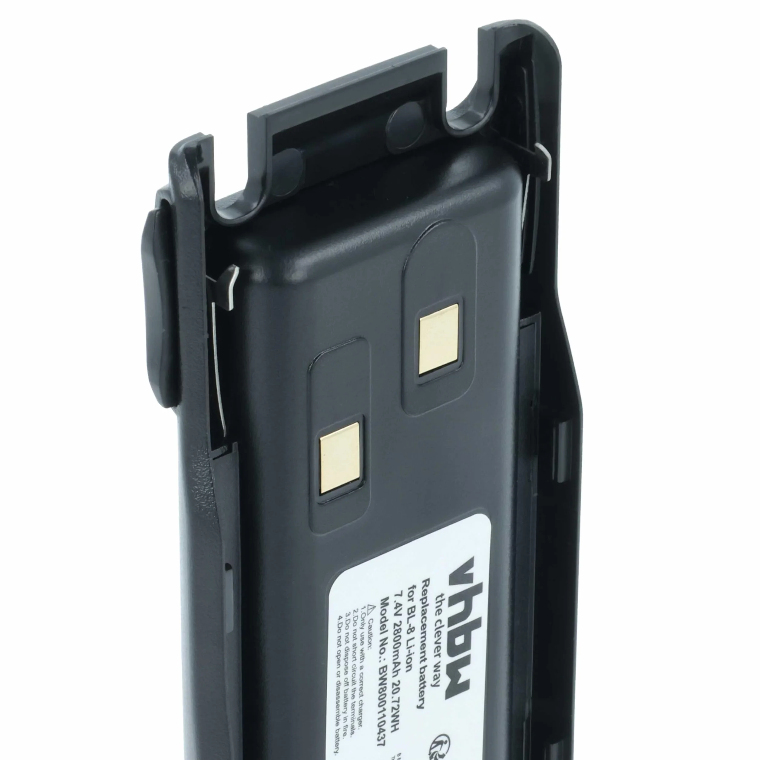 vhbw Bateria zamienna do Baofeng BL-8 do krótkofalówki, Walkie Talkie (2800 mAh, 7,4 V, litowo-jonowa)