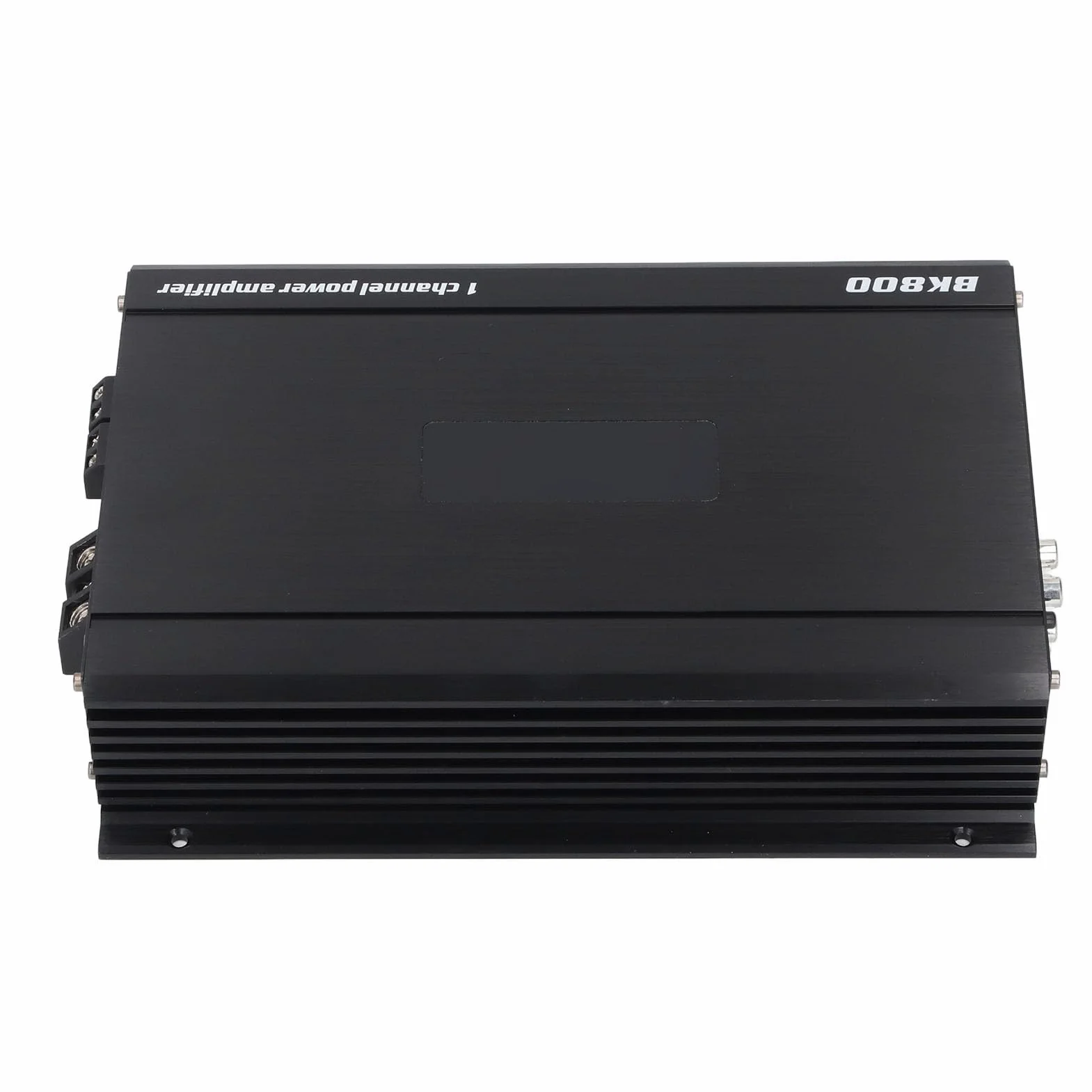 RiToEasysports Wzmacniacz Samochodowy Audio, Monofoniczny Wzmacniacz Samochodowy ze Stopu Aluminium 1500 W, 1-kanałowe Wyjście Basowe Subwoofera, Sterowanie Przewodowe, 11 do 15 V dla Samochodów