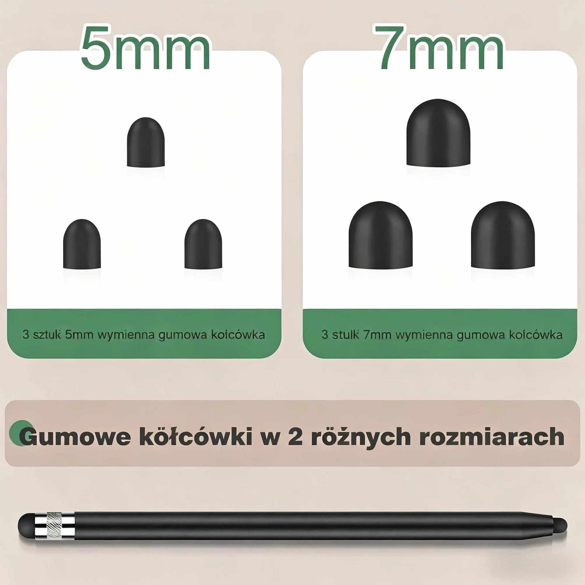 MEKO rysik do iPad, tabletów rysiki do telefonu słuchawka, 2 sztuki, gumowy prysznicowy o tabletu iPhone smartfona ipada Pro Mini, Samsung,Switch,Huawei, Xiaomi, Surface itd, czarny różowe złoto