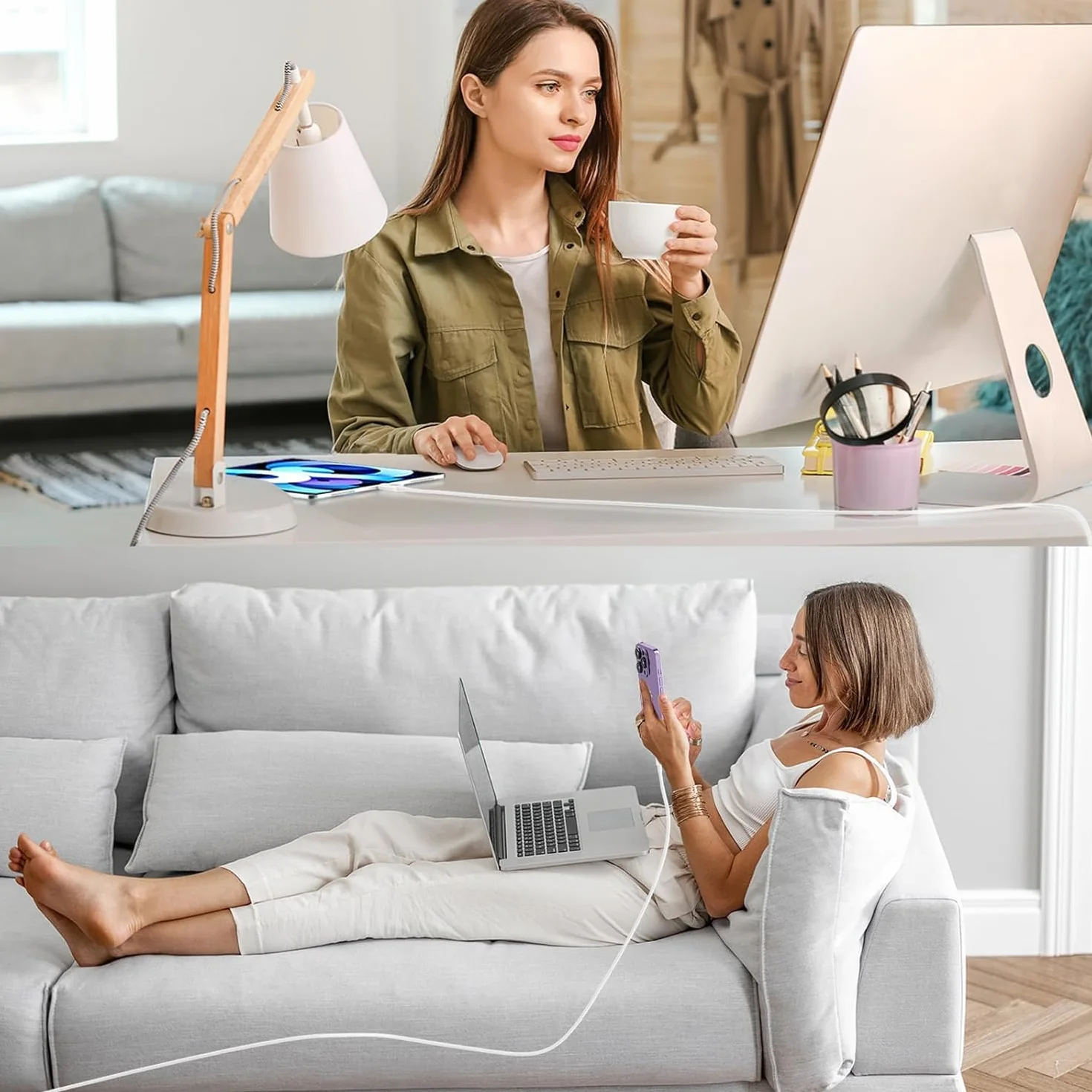 ilikable Zestaw 3 kabli USB C do Lightning 2M iPhone Quick Charge MFi z certyfikatem kabel ładowarka iPhone USB C do iPhone 14 13 12 Pro Max Mini iPhone 11 Pro X XR XS SE 2020 8 Plus