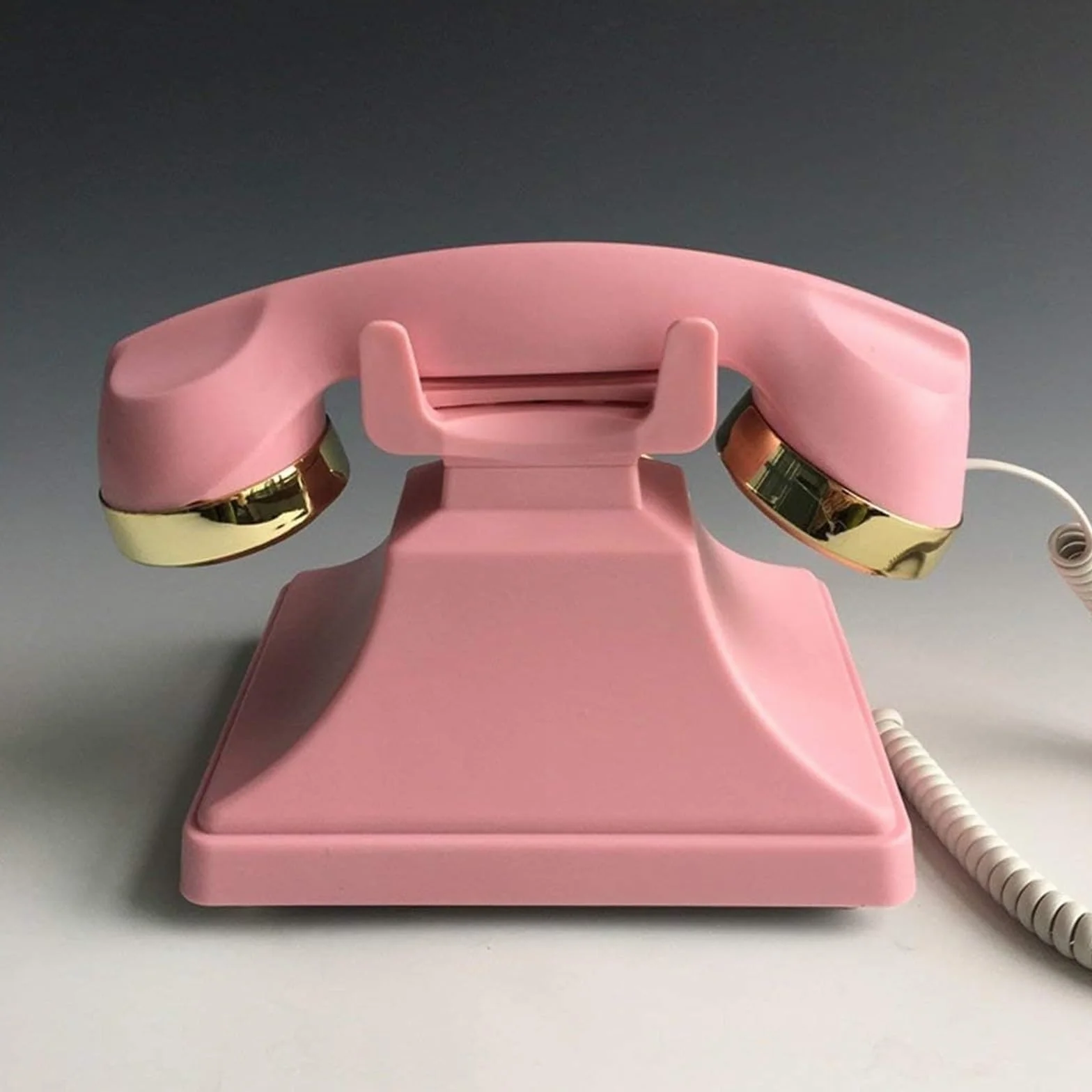Telefon Antyczny telefon z tarczą obrotową Kreatywna moda Biuro Karta domowa Przewodowy bezprzewodowy telefon stacjonarny w stylu retro Vintage