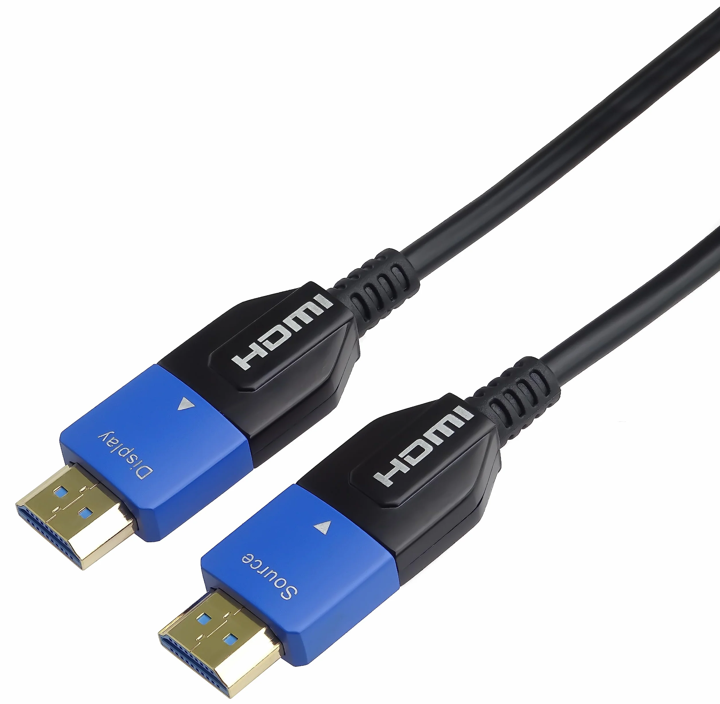 PremiumCord 8K Ultra High Speed HDMI 2.1 optyczny aktywny kabel światłowodowy, 48 Gbit/s, HDMI 2.1, 3D, EDID, ARC, HDR, rozdzielczość 8K 60 Hz 4320p, 4K @ 120 Hz, wytrzymała konstrukcja, pozłacana,