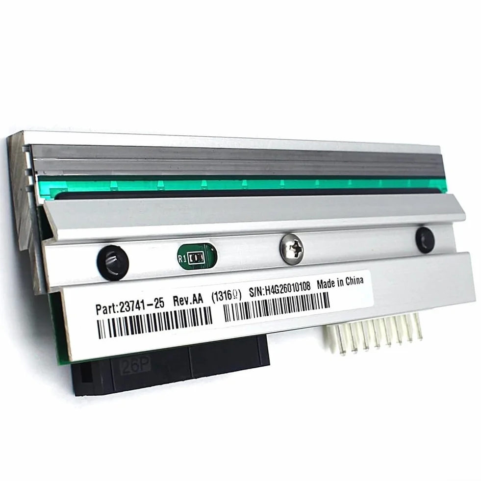 Termiczna głowica drukująca 203 dpi do drukarki Zebra 110Xi4 110XiIV P1004230 wysokiej rozdzielczości etykieta z kodem kreskowym część zamienna stop metalu
