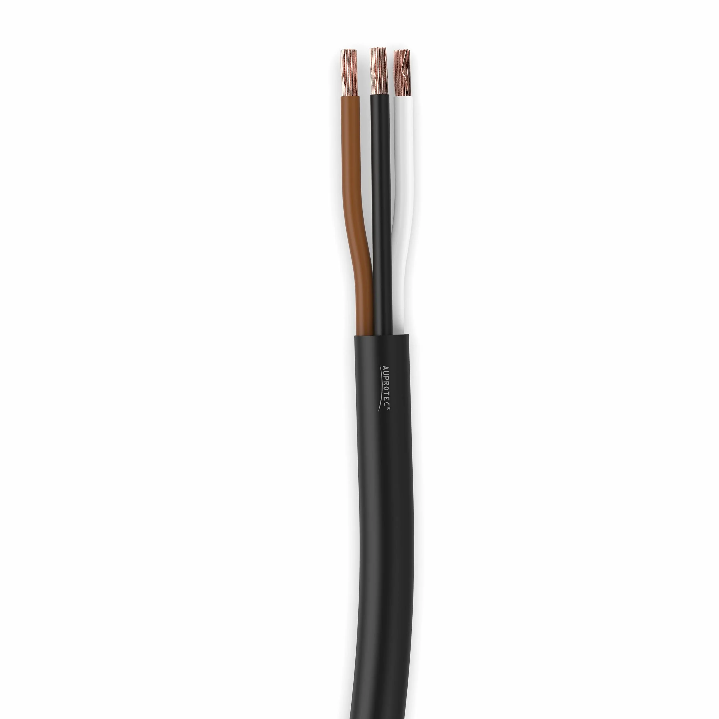 Auprotec 20 m kabel okrągły 3-żyłowy kabel elektryczny do przyczepy 3 x 0,75 mm²