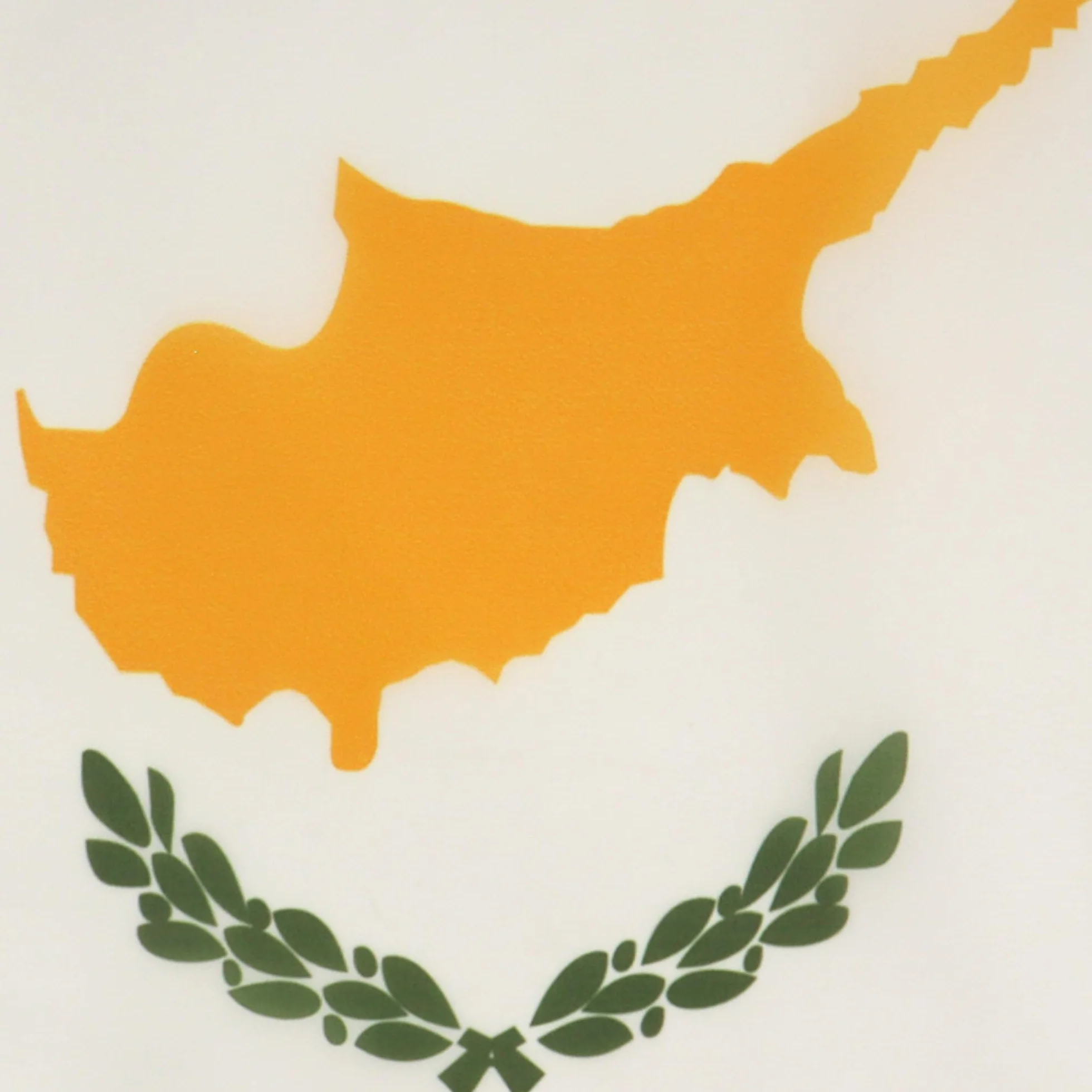Drapeau Chypre Polyester 100D 45cm x 30cm avec Cordelettes