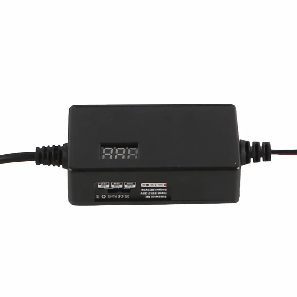 OBD2 do USB C Cable Car Camera Recorder Cable 16Pin OBDII Step Down Cable do Dash Camera GPS DVR -3.1M