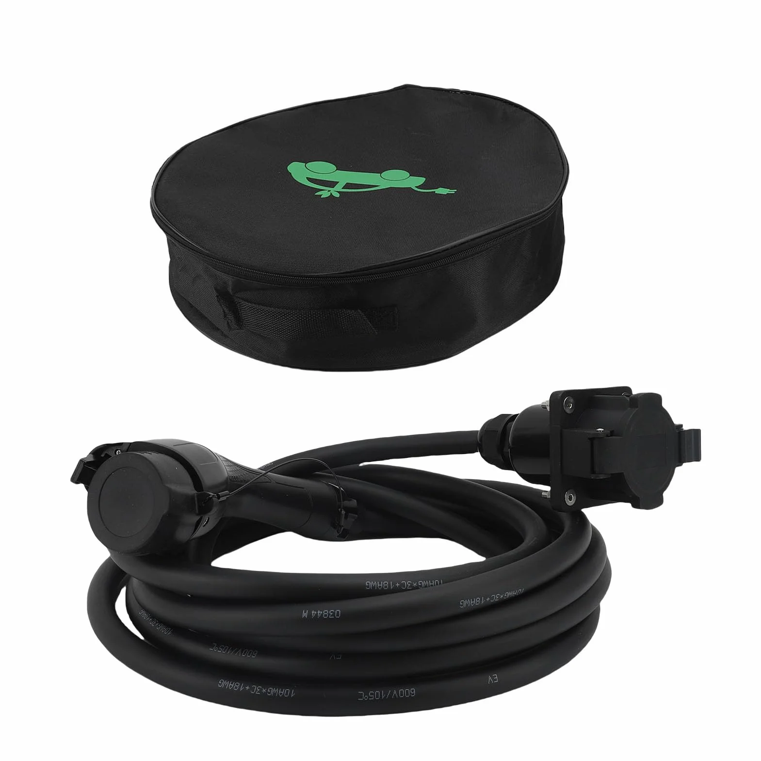 Tbest Kabel ładowarki EV Typ 1 Przedłużacz ładowania EV J1772 Przedłużacz Kabel ładujący Typu 1 32A 7,6KW 19,69ft IP54 środek Zmniejszający palność do Pojazdów Elektrycznych