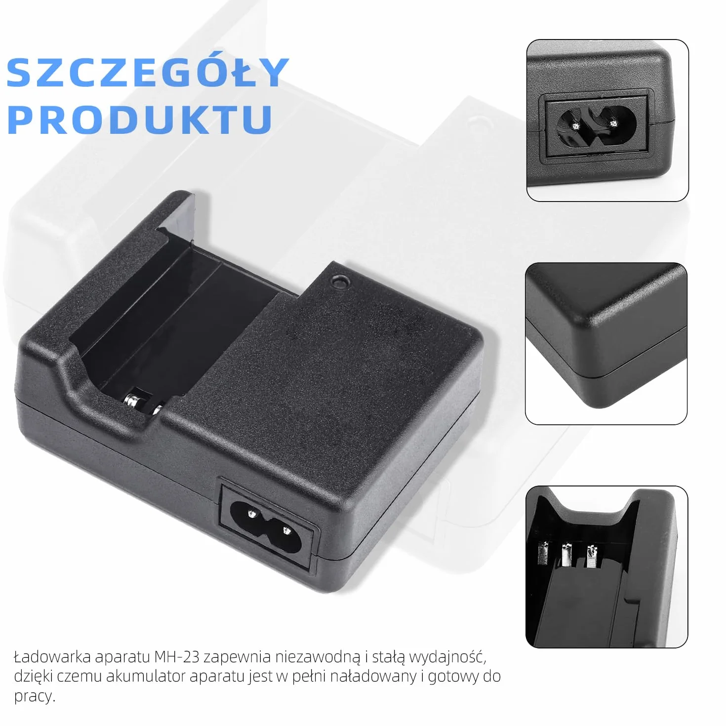 Ładowarka Akumulatorów MH-23 EN-EL9 EN-EL9a Kompatybilna Z D40 D40X D60 D3000 D5000 D8000