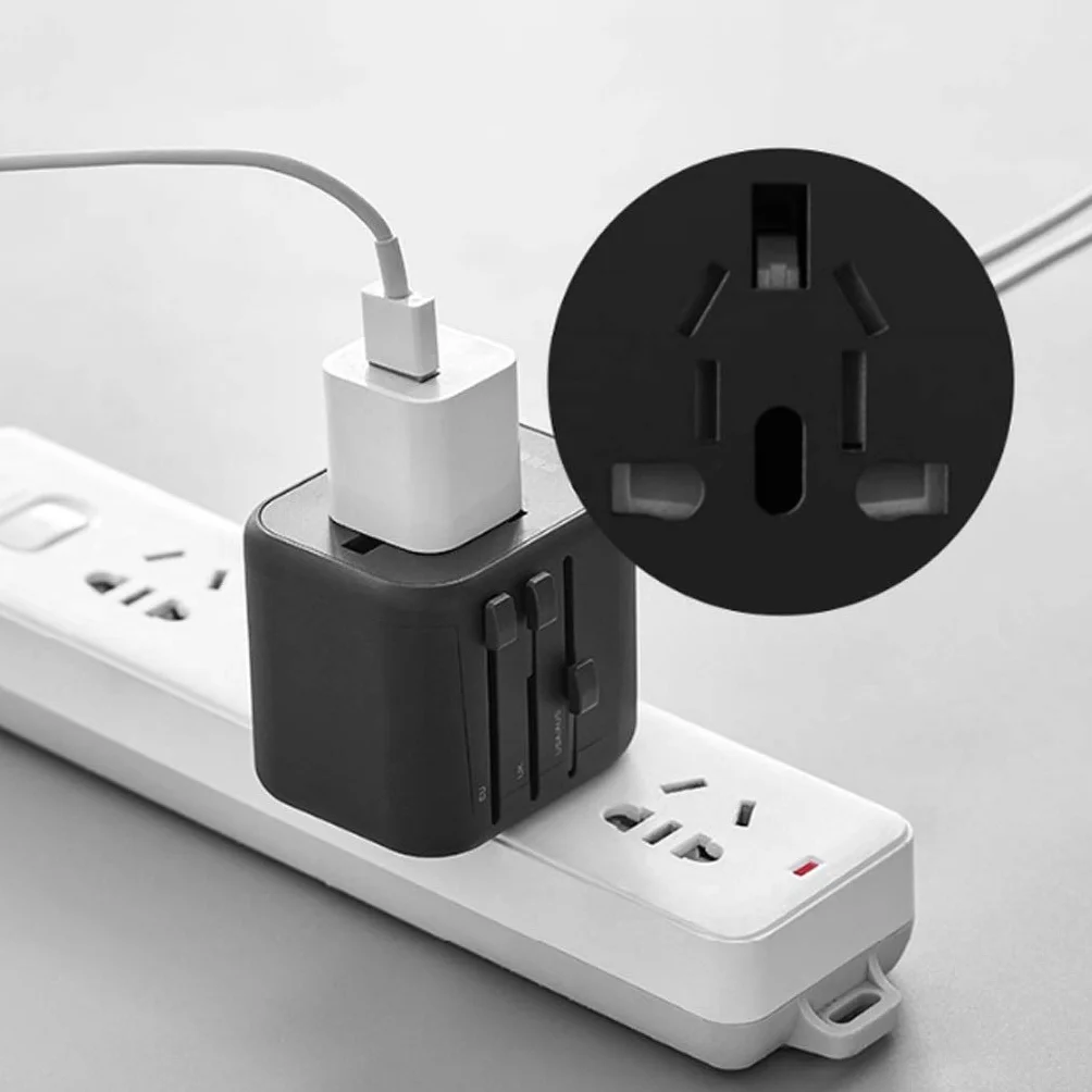 Uniwersalne gniazdo konwersji, przenośna podróż biznesowa Międzynarodowa wtyczka podróżna, Adapter Podróżuj zasilacz Ładowarka