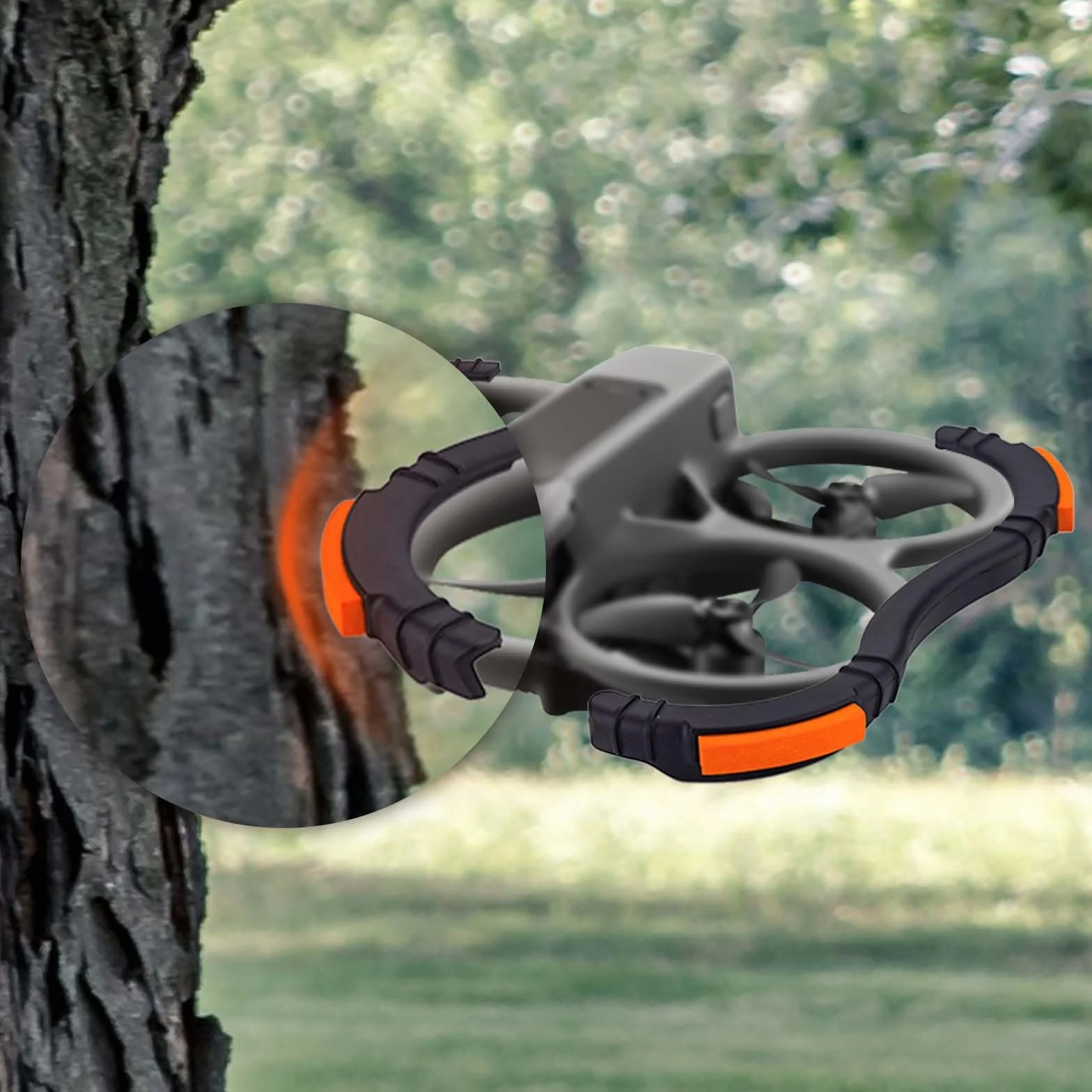 2szt Oslona Smigla dla Avata 2, Niezawodne Oslony Smigiel Odporna na Kolizje Odporna na Wstrzasy Oslona Bezpieczna Oslona Smigla Akcesoria do Dronów dla DJI Avata 2
