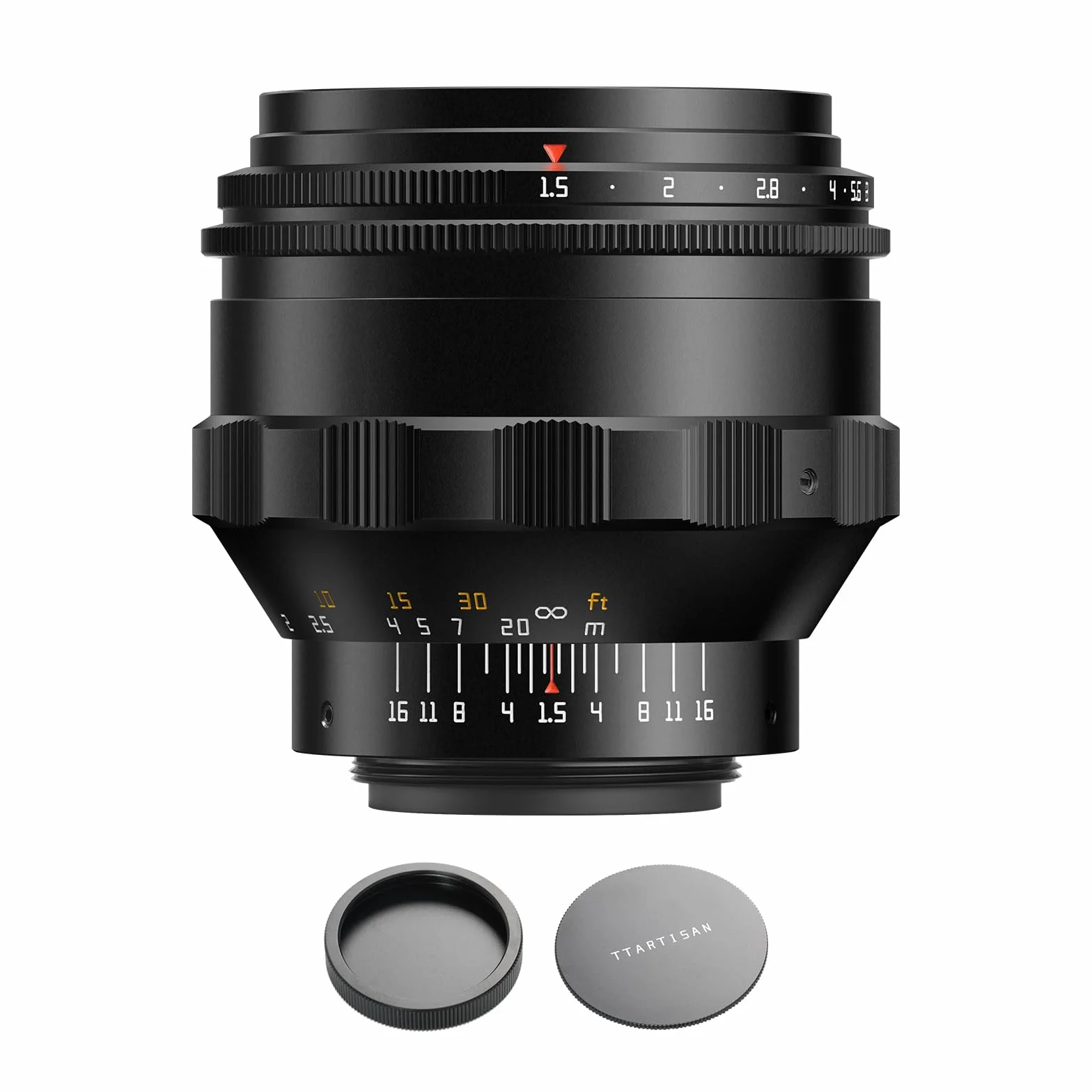 TTARTISAN Obiektyw 75 mm F1,5 do M42 Mount Swirly Bokeh pełny format ręczna ostrość obiektyw Prime do aparatów śrubowych