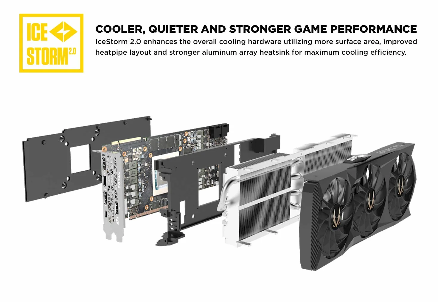 ZOTAC GAMING GeForce RTX 2080 Ti potrójny wentylator 11 GB GDDR6 352-bit SPECTRA RGB LED metalowa karta graficzna z tyłu - ZT-T20810F-10P