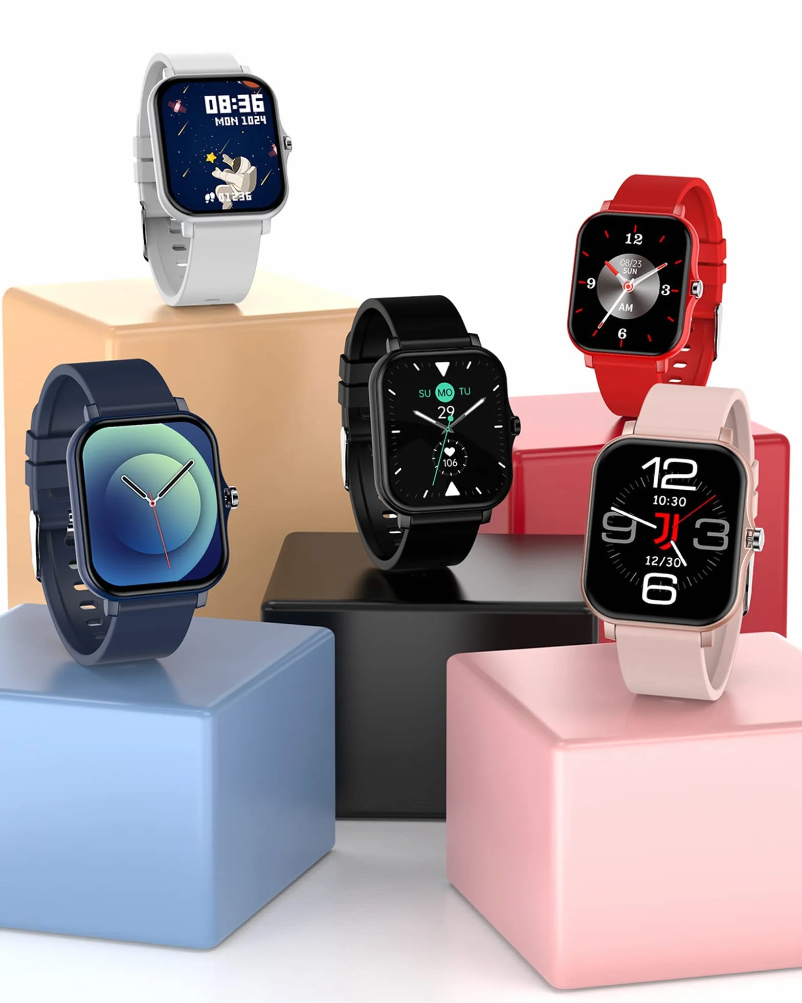 Inteligentny zegarek na telefony z systemem Android iOS IP68 Wodoodporny smartwatch dla mężczyzn Kobiety 1,75 39;39; W pełni dotykowy zegarek z monitorem aktywności fizycznej z monitorem tętna