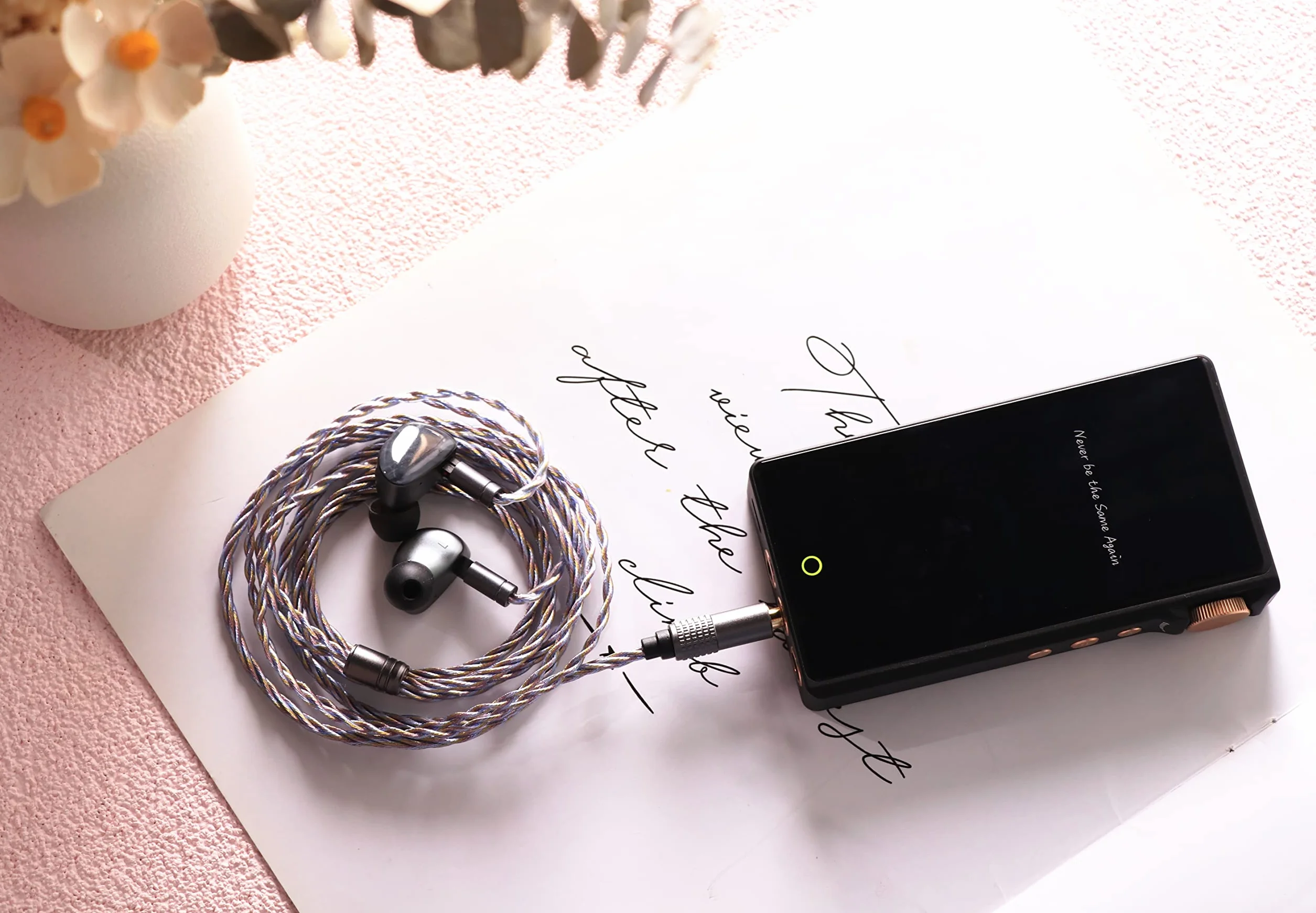 Linsoul Tripowin Zoe ulepszony kabel 4 przewody, czysta miedź, pozłacany, 24 AWG, KZ ZS10 PRO TINHIFI T2 T3 Plus (2-biegunowy, 0,78 mm)
