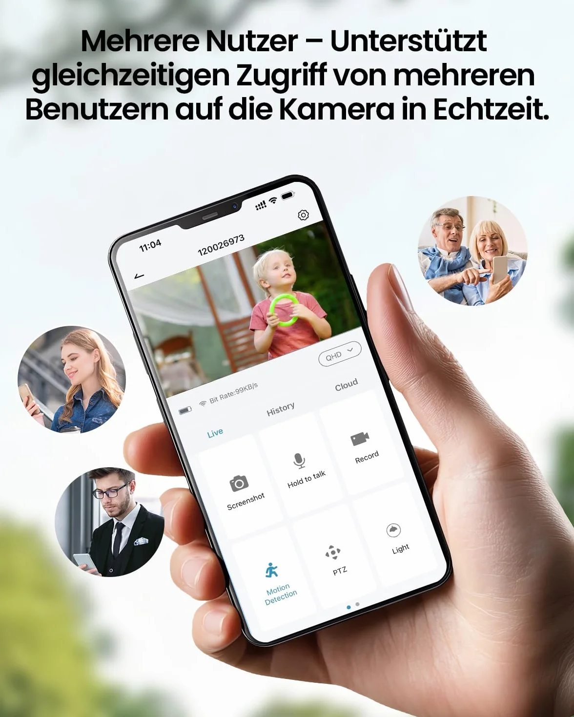 CZEview 2K kamera monitoringowa zewnętrzna z akumulatorem, magnetyczne mocowanie, wykrywanie ruchu, bezprzewodowa kamera monitoringowa wewnątrz/na zewnątrz, 2.4G, 2-drożne audio, kolorowa noktowizja