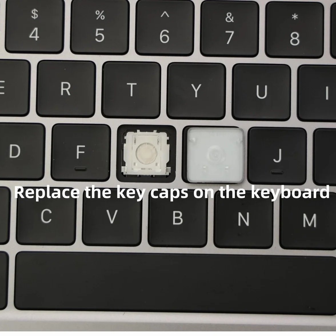 Zapasowa klawiatura pełny zestaw klawiszy i narzędzi pasuje do MacBooka Air 34.5 cm Model A2681 EMC 4074 MLY33LL/A MLY43LL/A 38.9 cm Model A2941 EMC 8301 MQKW3LL/A (M2) Mid 2022 2023 roku (czarna)