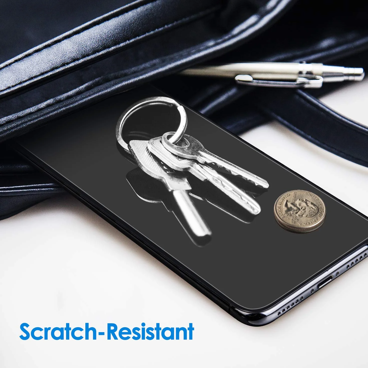 JETech Ochraniacz Ekranu dla iPhone 11 i iPhone XR 6,1 Cala, Screen Protector Szkło Hartowane Film Folia, 2 Sztuki