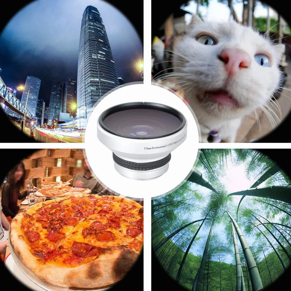 37 Mm 0,25X Super Fisheye Dodatkowy Obiektyw dla 37 Mm Wykonany z Doskonałego Stopu Aluminium i Szkła Optycznego, Wytrzymały, Długotrwały i Długi Styl życia dostawcy. Kaliber