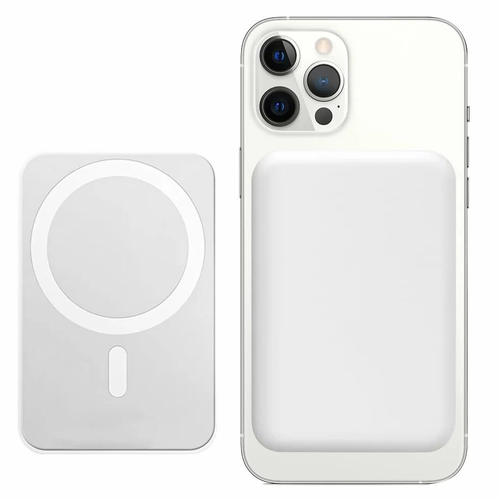 Flintronic Powerbank 5000 mAh Bezprzewodowy USB C do iPhone 15/14/13/12 Pro