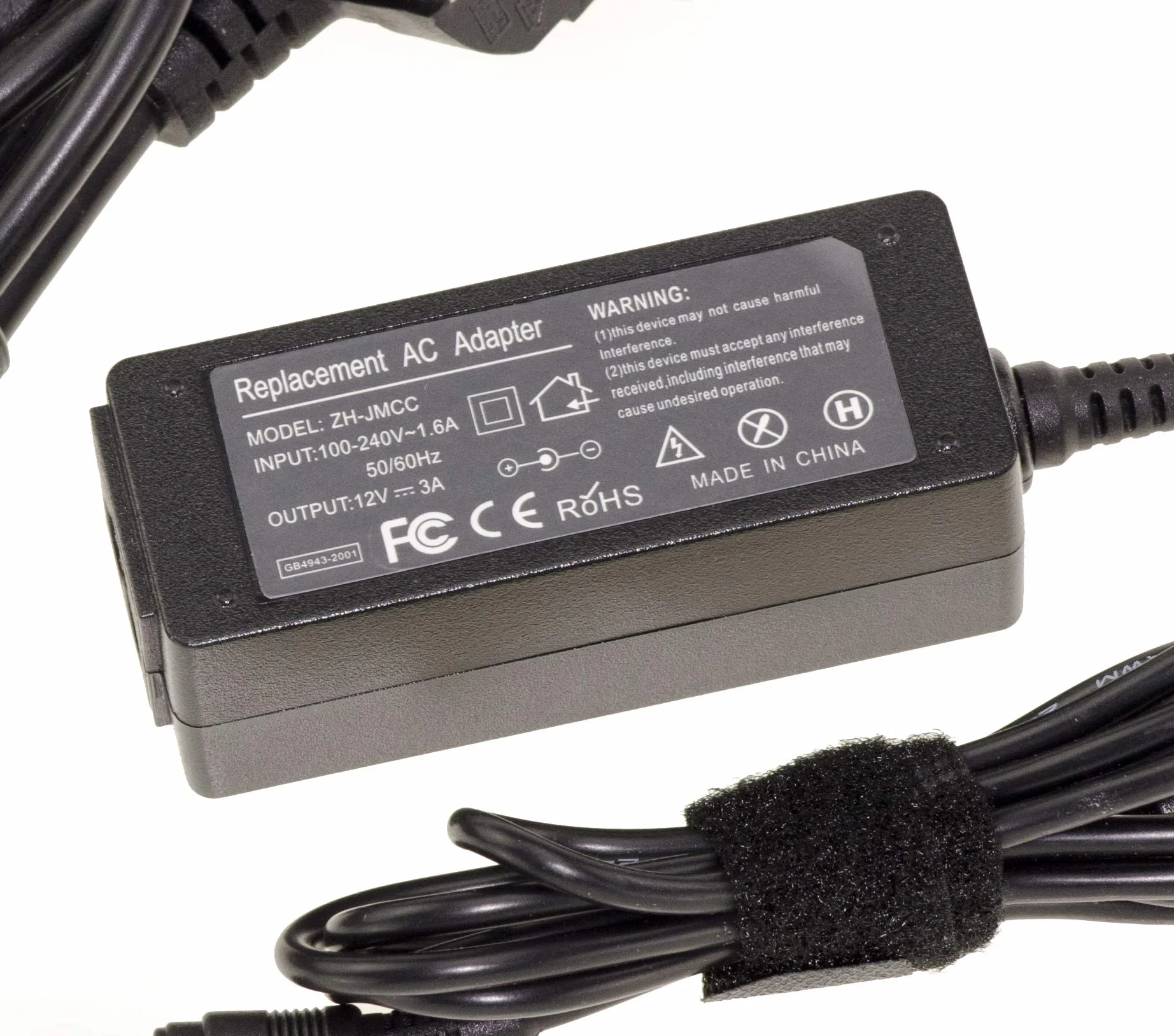 KALEA-INFORMATIQUE Zasilacz do laptopa 12V 3A 1.7x4.8mm Końcówka. Podobny do ASUS ADP-36EH, SMQ2175