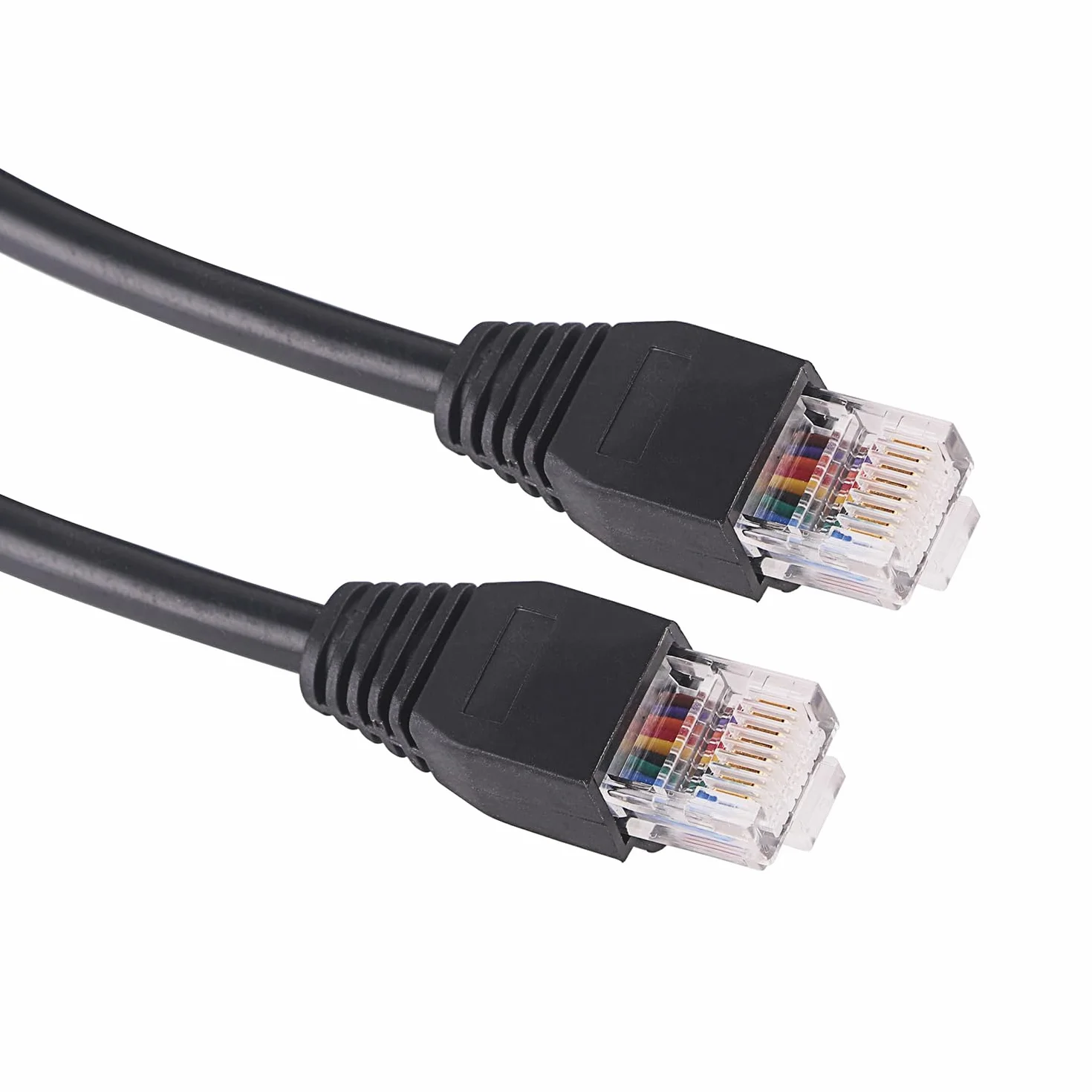 Kabel RJ45 RS485 do komunikacji BMS, do akumulatora Seplos do Voltronic Inwerter męski na męski (okrągły kabel, 100 cm)