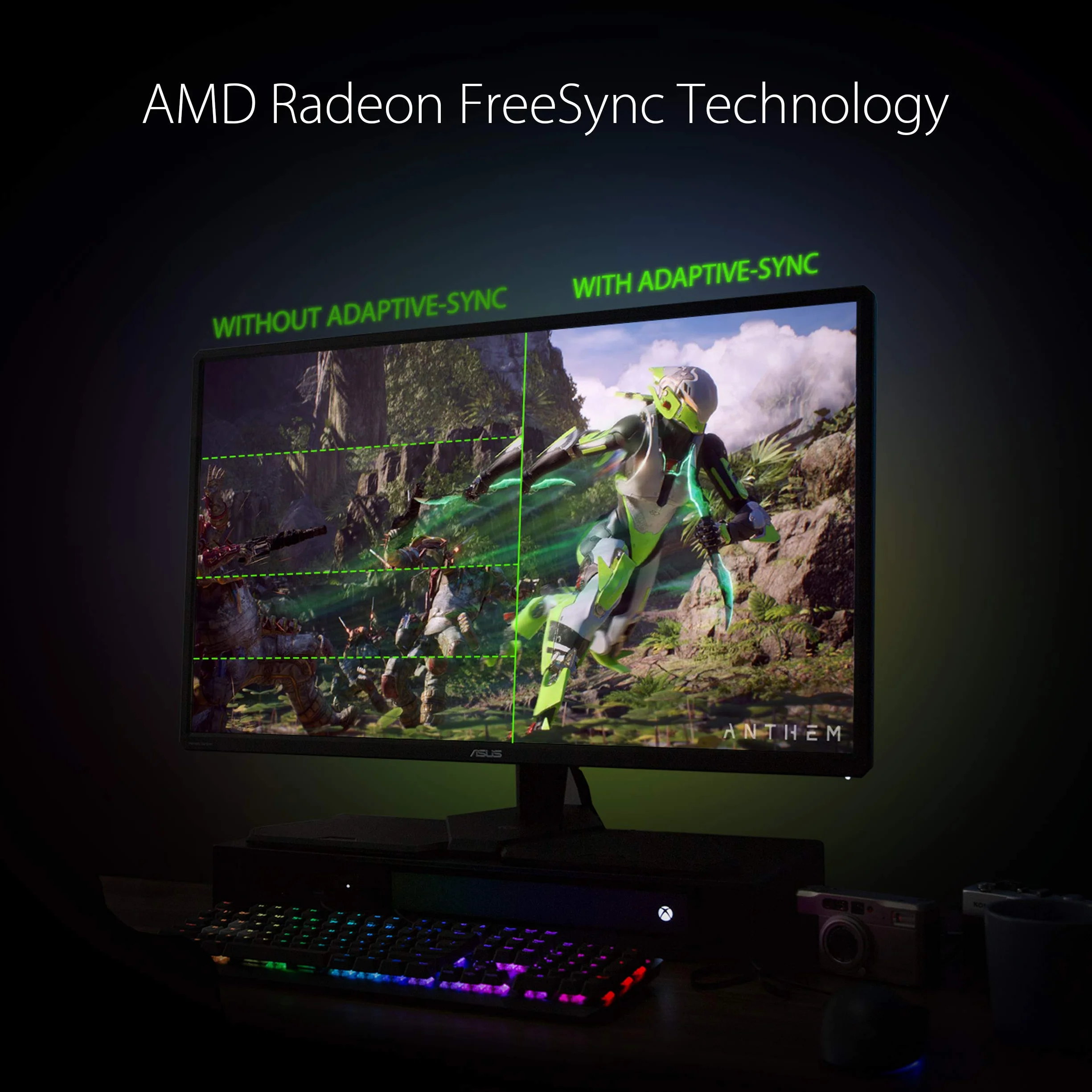 Asus CG32UQ 32 Cale, Monitor Gamingowy 4K (3840 x 2160), Czarny