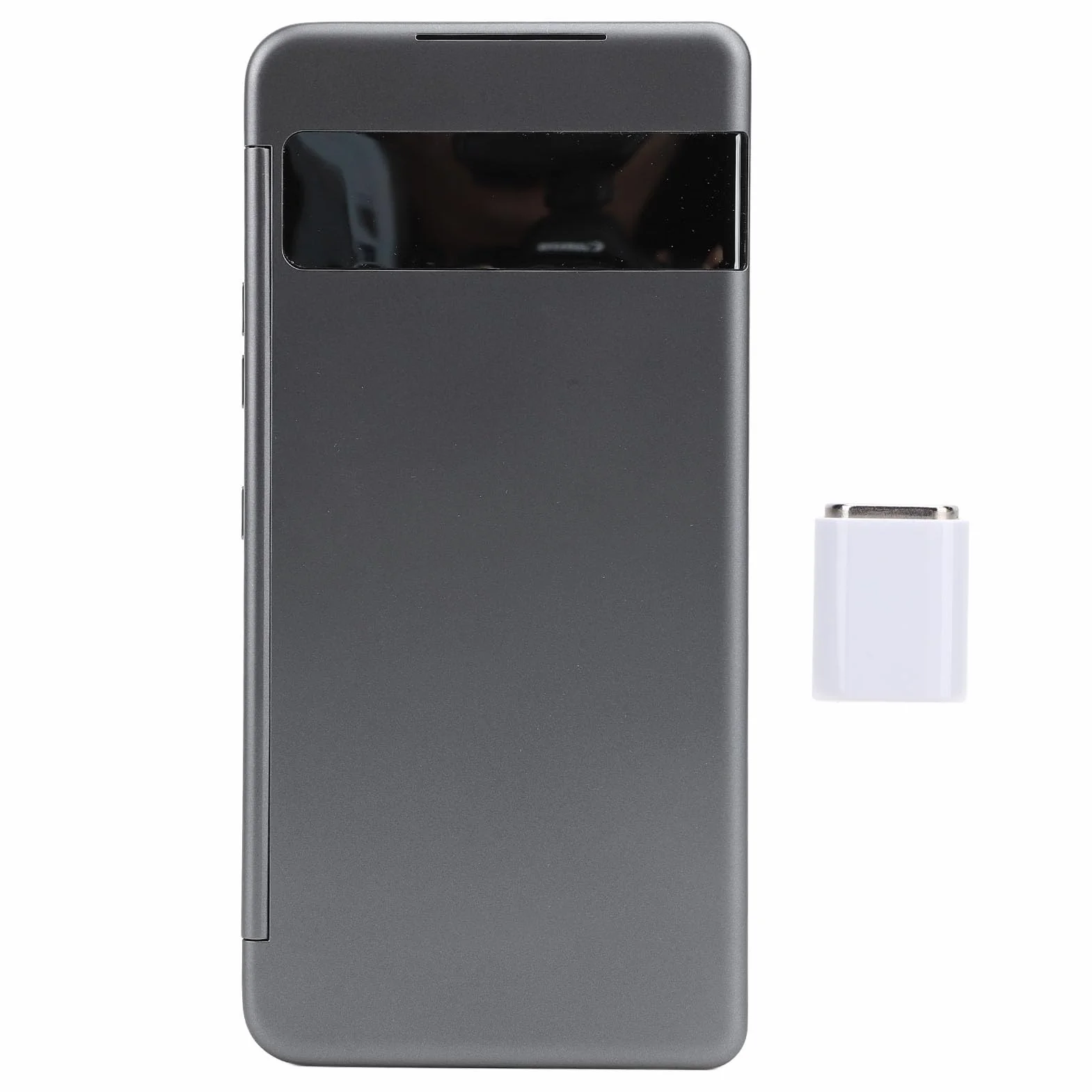 AMONIDA Etui na Telefon z Dwoma Ekranami i Adapterem Magnetycznym Typu C do Telefonu Velvet 5G G9, Elastyczny Zawias Umożliwiający wielozadaniowość, Wirtualny Joystick do Gier, materiał ABS (GRAY)