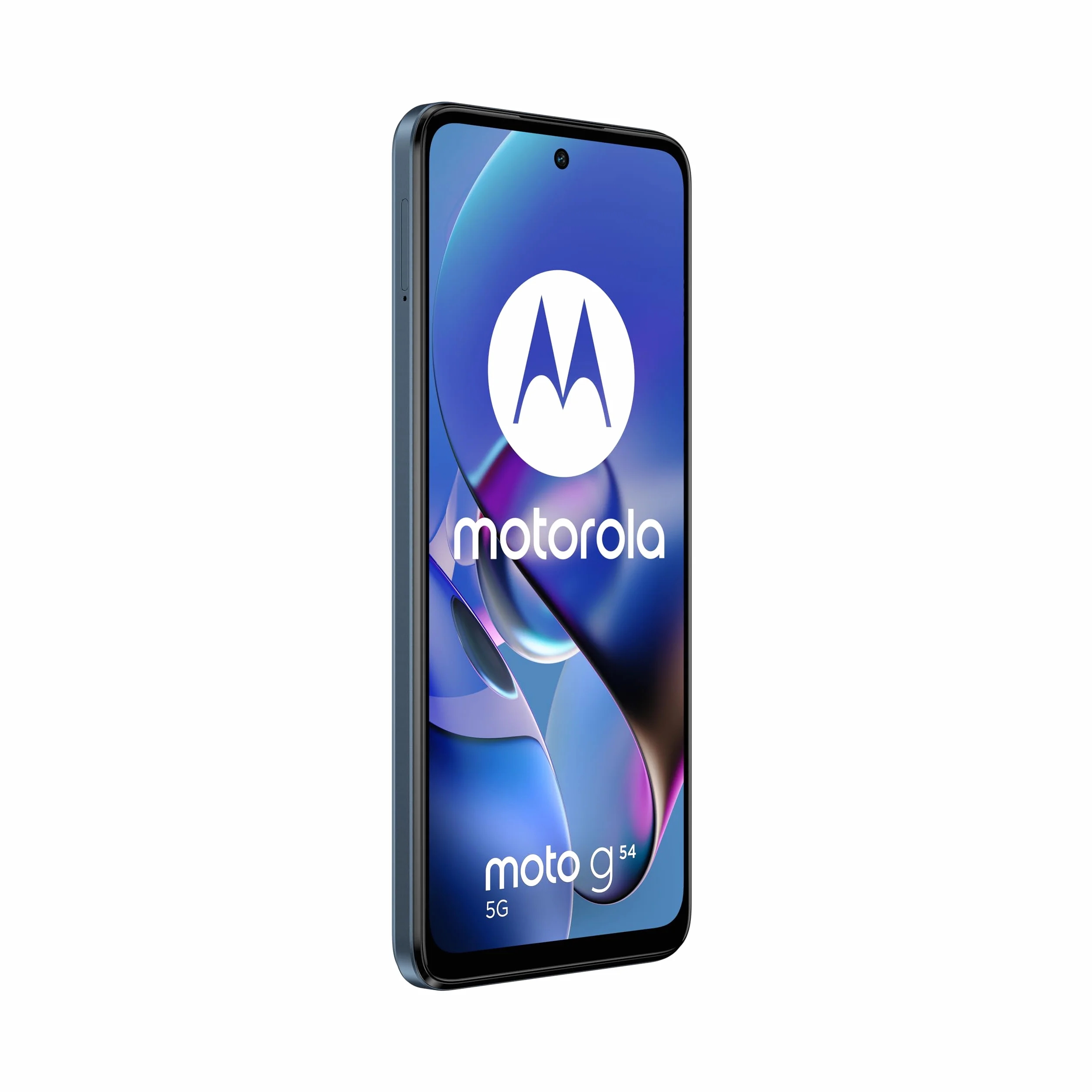 Moto G54 24 GB (12 GB + 12 GB RAM Boost) / 256 GB niebieski indygo, Hiszpania, ekran Full HD+ Surround i Dolby Atmos, system kamer 50 MP z OIS, moc 5 G, akumulator 5000 mAh, ładowarka wchodzi w zakres