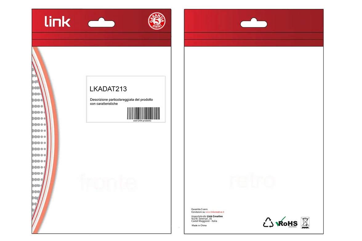 LINK LKADAT21303 - opakowanie 03 aktywnych adapterów DisplayPort 1.2 męski → HDMI® żeński - złote styki, 4K przy 60 Hz - kompatybilne z komputerem PC, notebookiem, monitorem