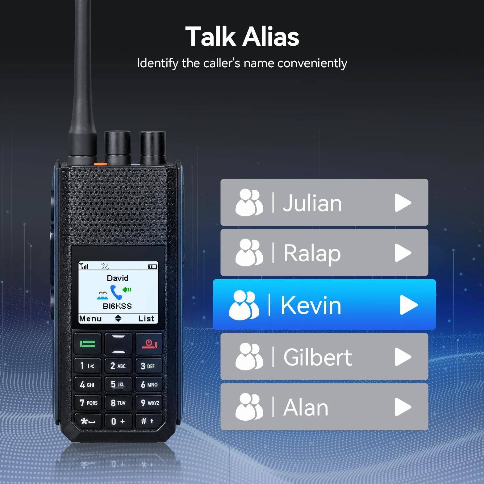 Retevis Ailunce H1 DMR Krótkofalówki, Talk Alias Ham Radio, Płynna Interakcja, APRS/GPS, Kontakt 50 W, Akumulator 2900mAh, Dwuzakresowe Radio Krótkofalowe do Ratownictwa (2 Szt.)