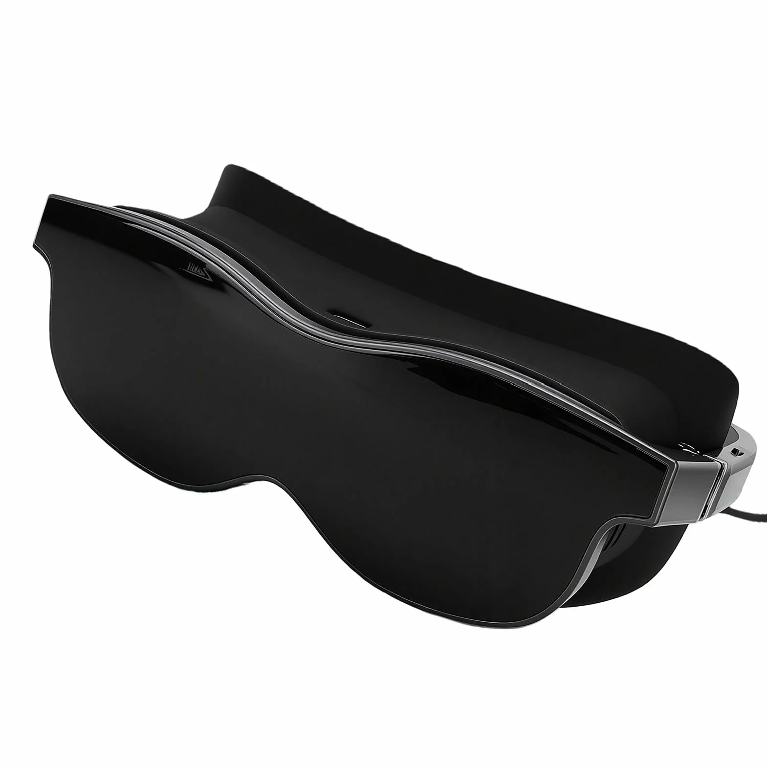 Okulary VR, Okulary 3D do Wirtualnej Rzeczywistości ze Słuchawkami do Oglądania Gier Filmowych, Pole Widzenia 70 Stopni, Wciągające Wrażenia Wizualne Wideo VR