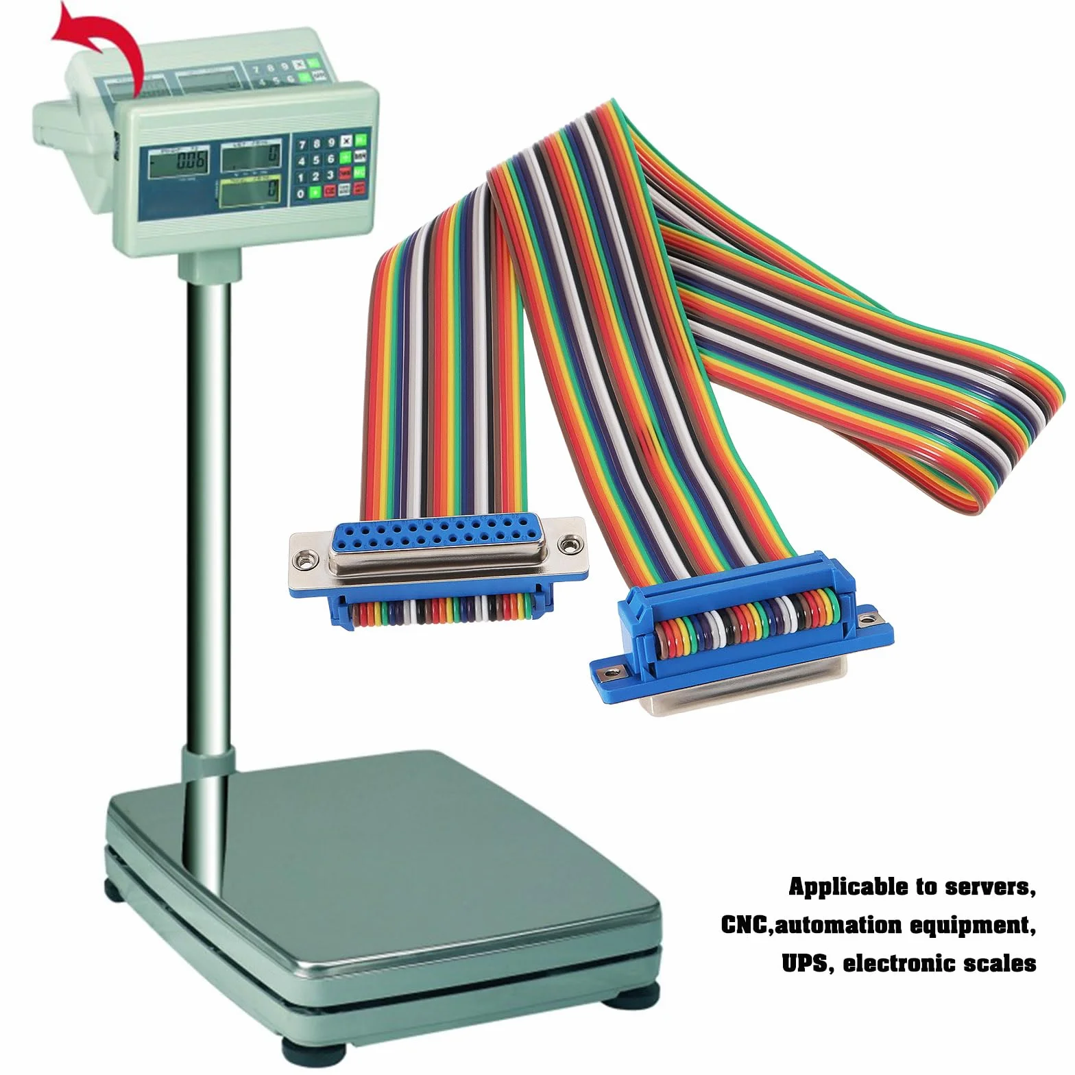 DB25 Pin szeregowy kabel przedłużający męski na żeński 50cm do serwera CNC