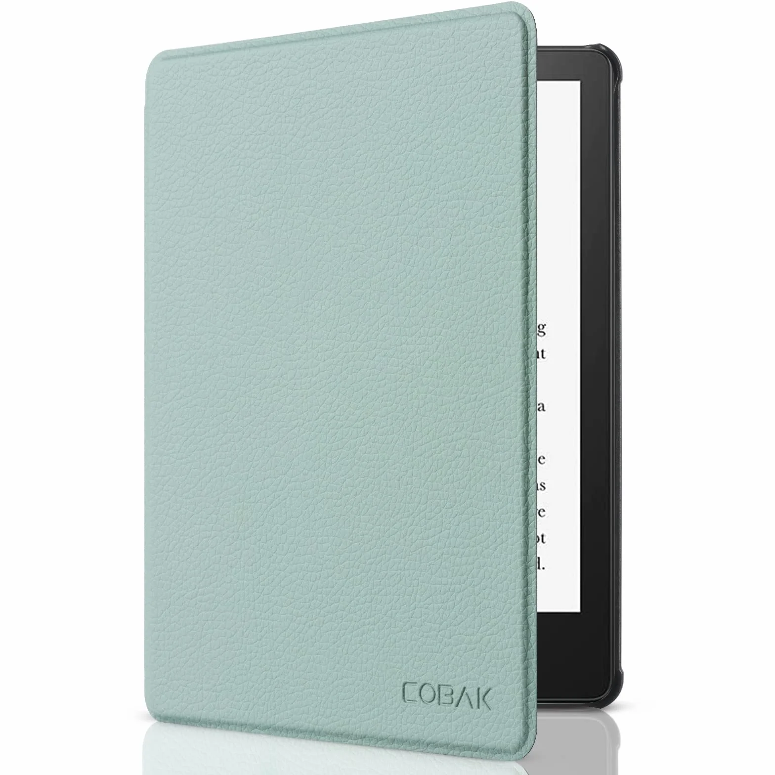 CoBak Etui Case for 6,8" Kindle Paperwhite (11. Generation - 2021) i Kindle Paperwhite Signature Edition - najcienszy i najlzejszy pokrowiec ochronny z funkcja Auto Sleep/Wake, Matcha Zielona