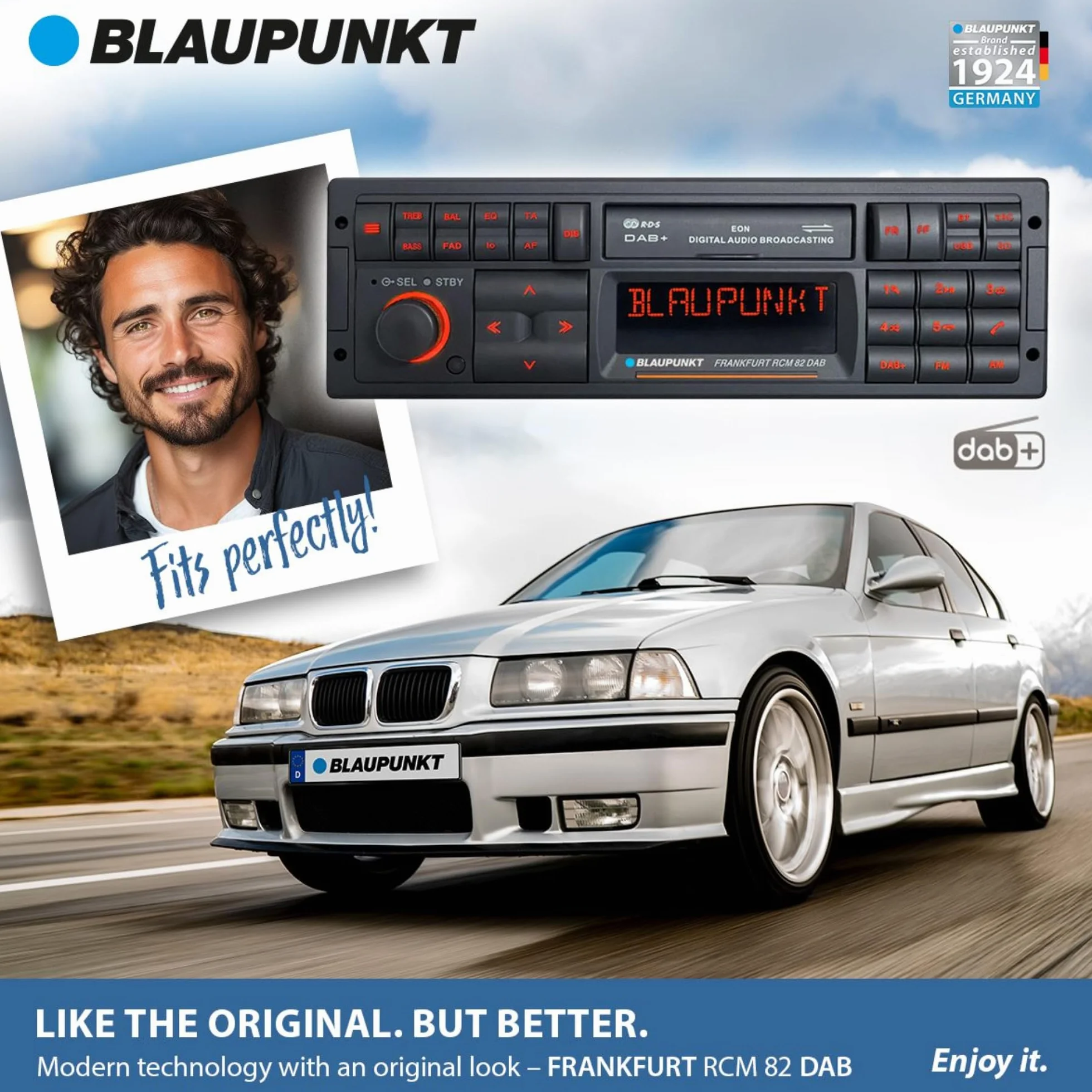 Blaupunkt Frankfurt Rcm 82 Dab Frankfurt Radio Samochodowe, Czarny, 1-DIN