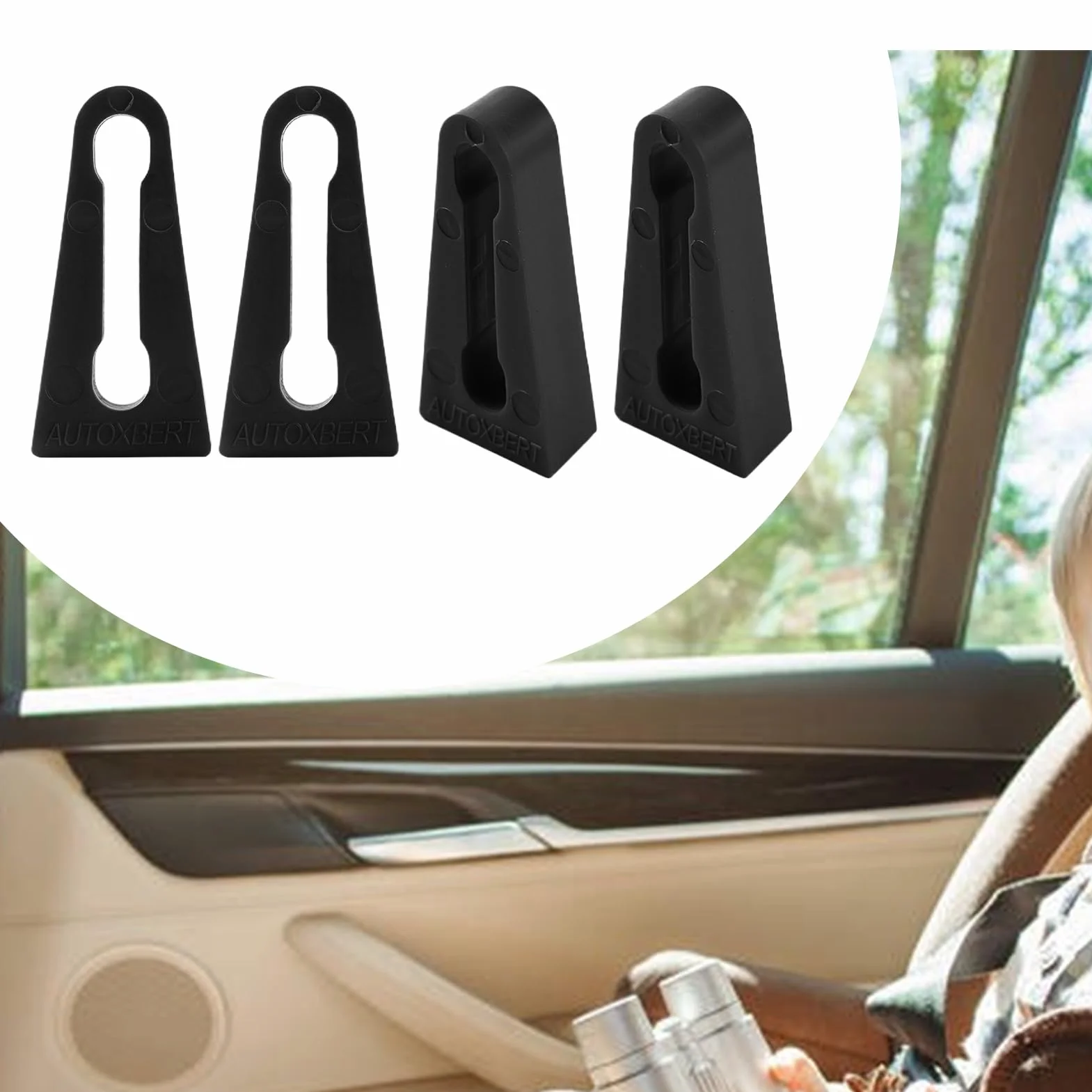 Elastyczna gumowa osłona z poduszką ochronną do drzwi samochodu - zestaw wyciszający Noise Dampening Pad Set