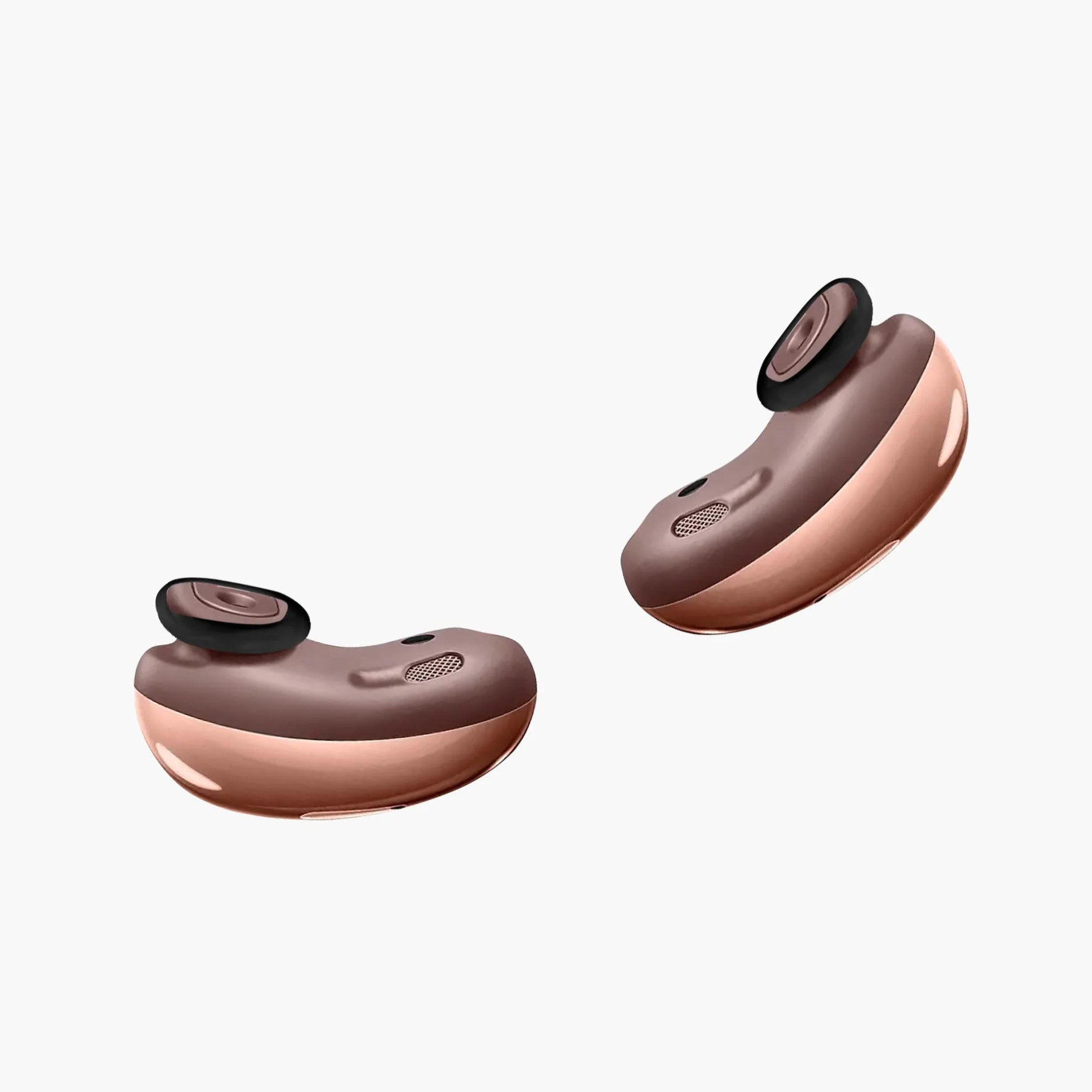 kwmobile Końcówki do słuchawek dousznych Kompatybilne z Samsung Galaxy Buds Live (zestaw 8 sztuk) - Silikonowe pokrowce rozmiar S i L - czarne