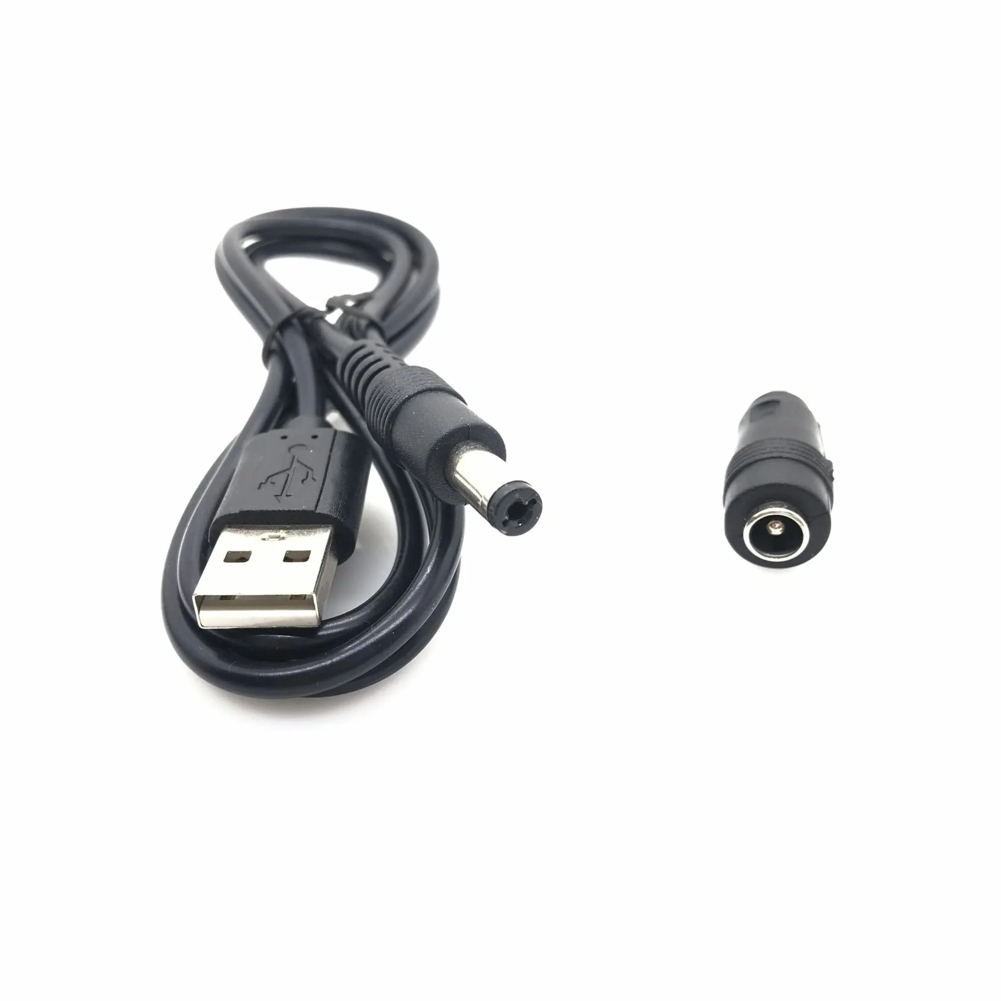 USB DC 5,5 x 2,1 mm uniwersalny kabel ładujący router wentylator głośnik