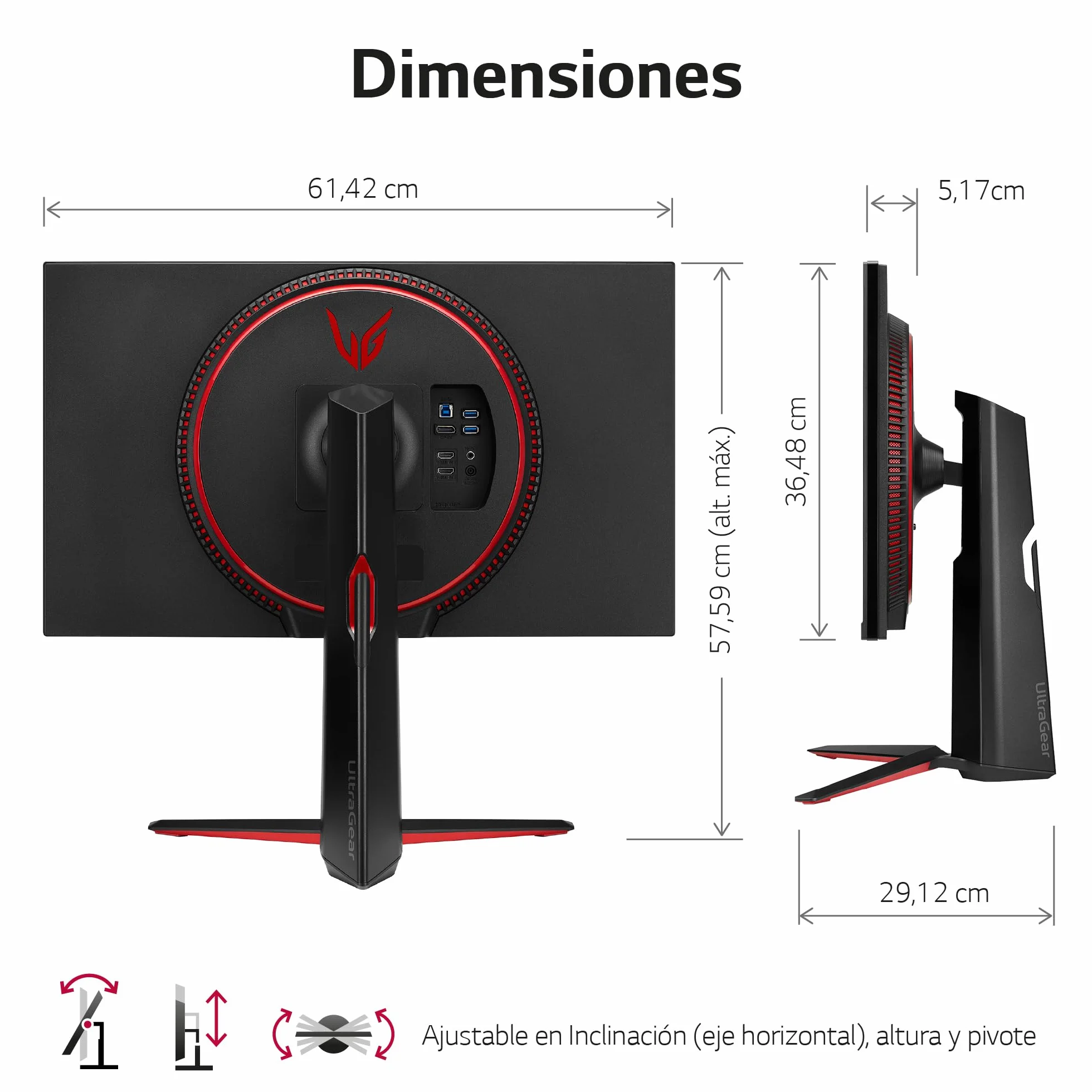 LG MONITOR 27"" 27GP850P-B.BEU Ultra Gear Gaming